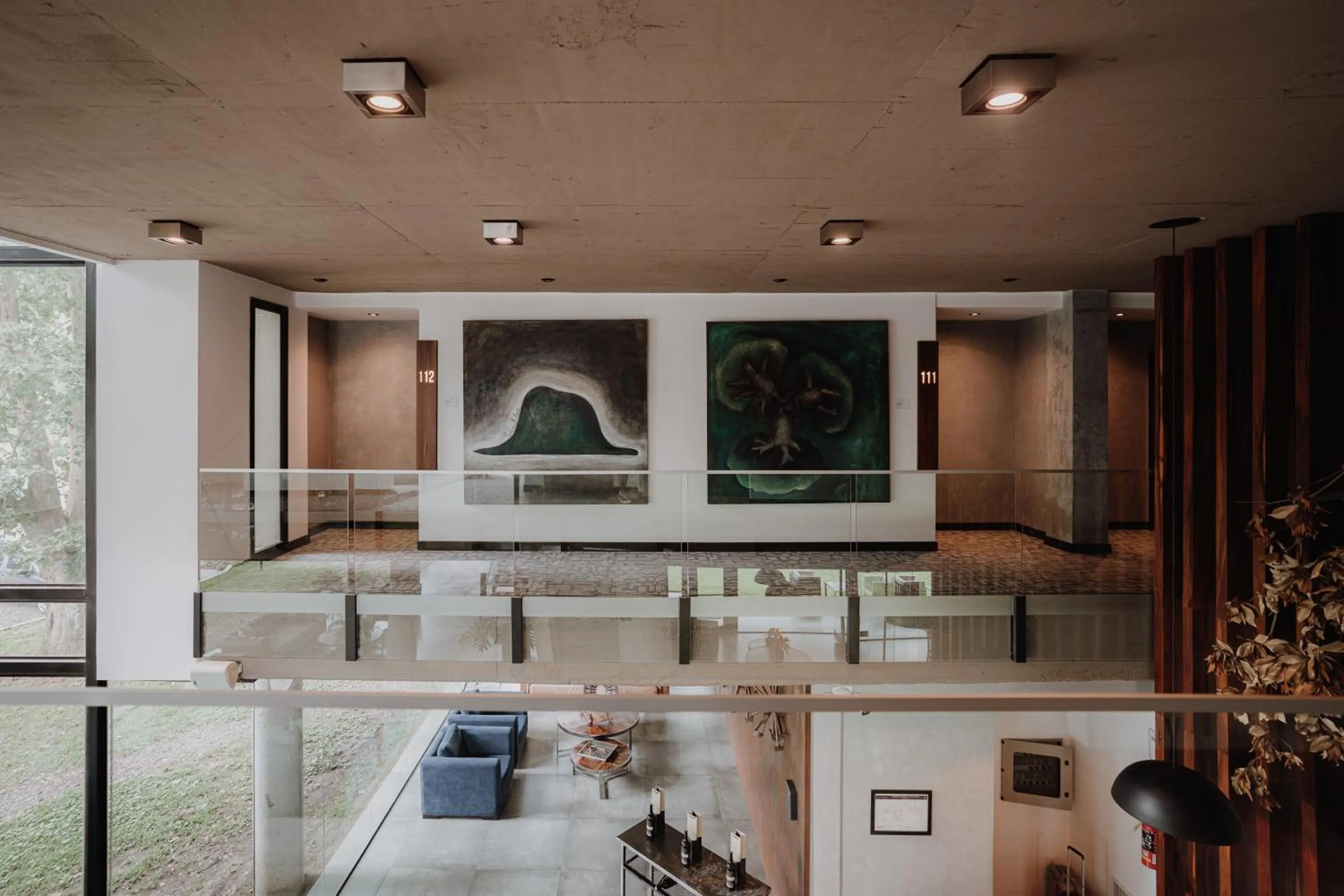 Living room in La Urumpta Hotel, AKEN MIND