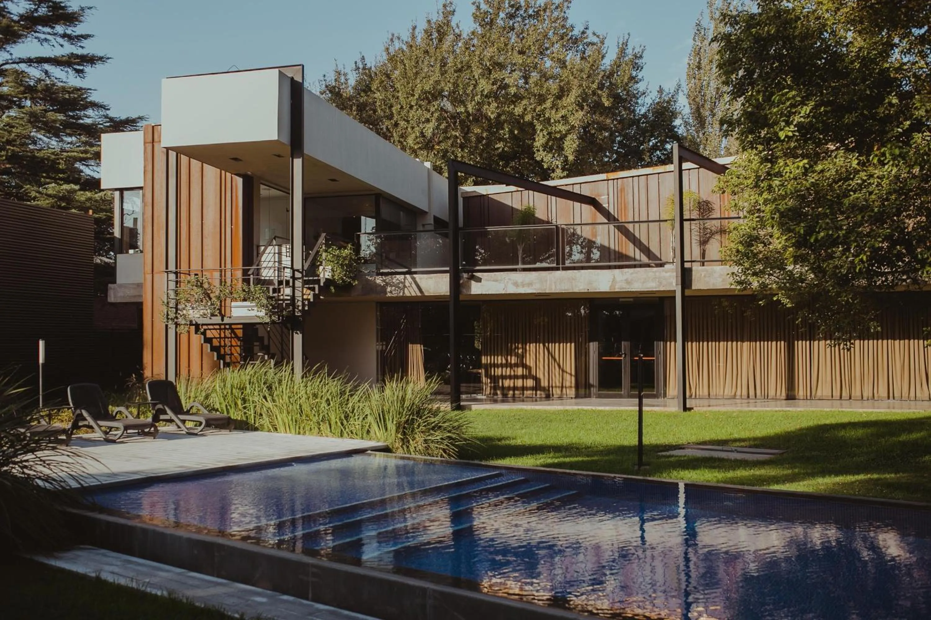 Pool view in La Urumpta Hotel, AKEN MIND