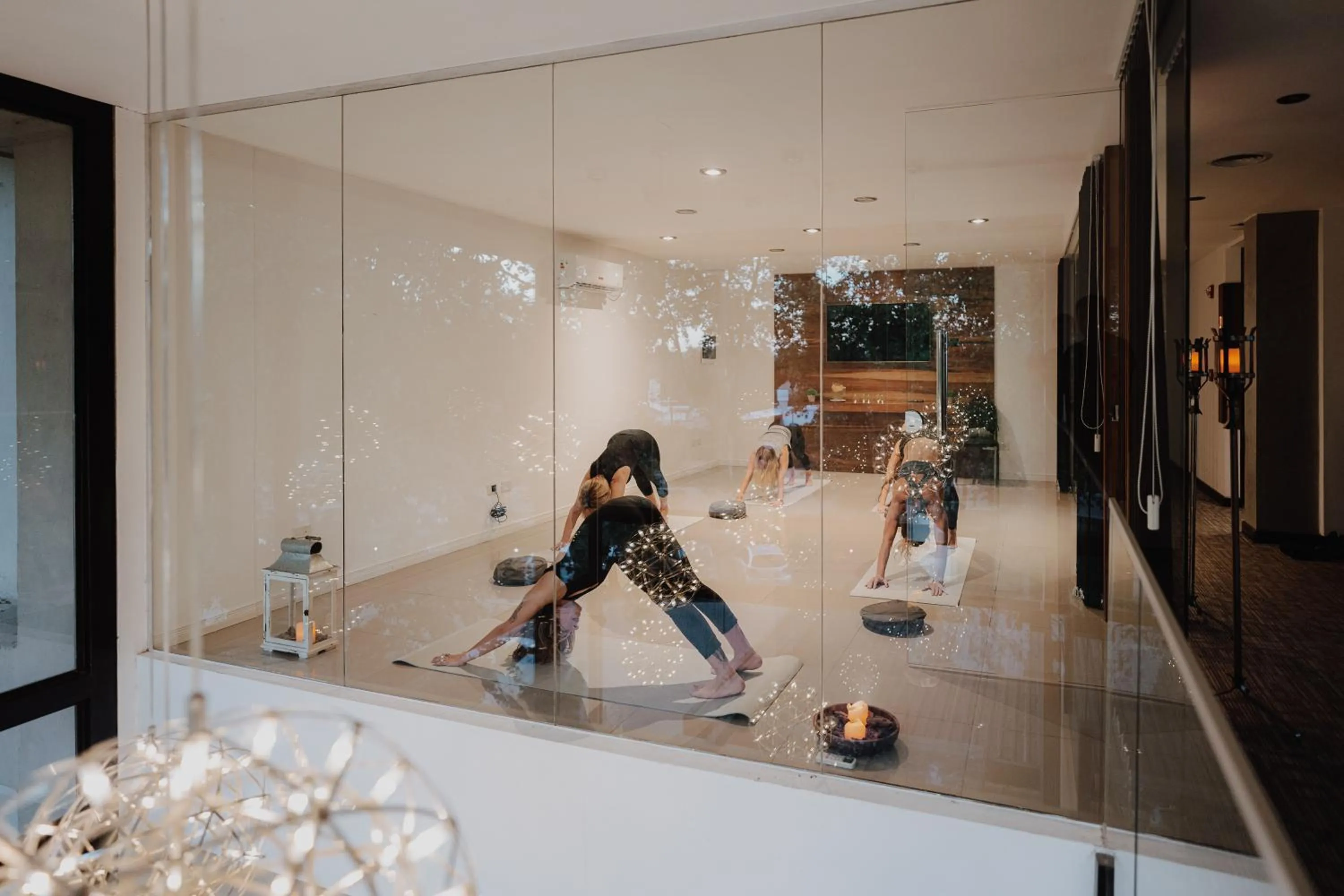 Fitness centre/facilities in La Urumpta Hotel, AKEN MIND