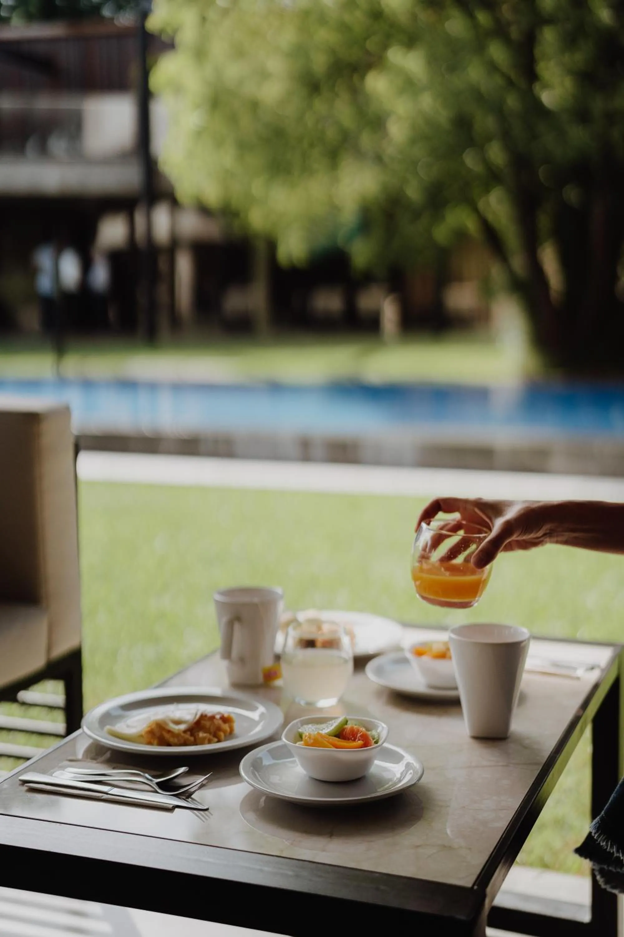 Breakfast in La Urumpta Hotel, AKEN MIND