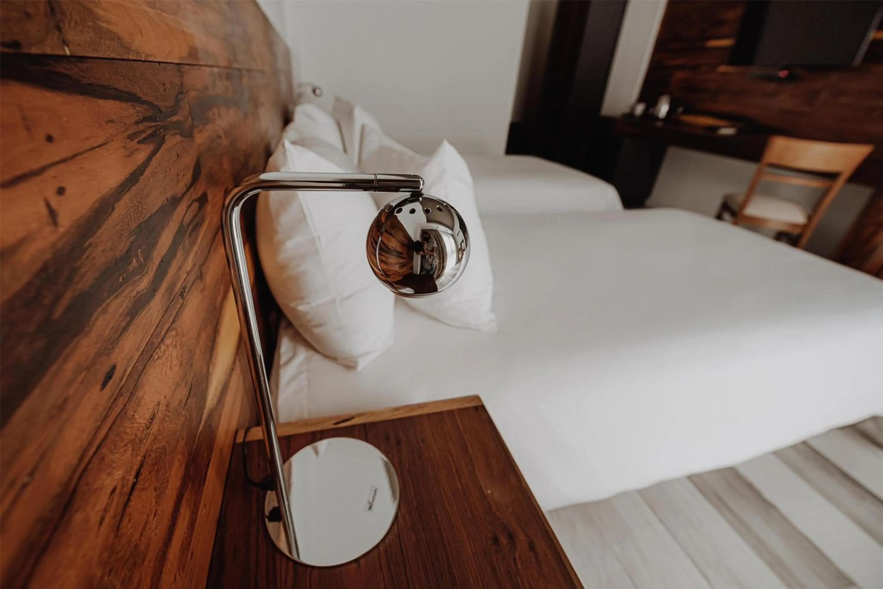 Bedroom, Bed in La Urumpta Hotel, AKEN MIND