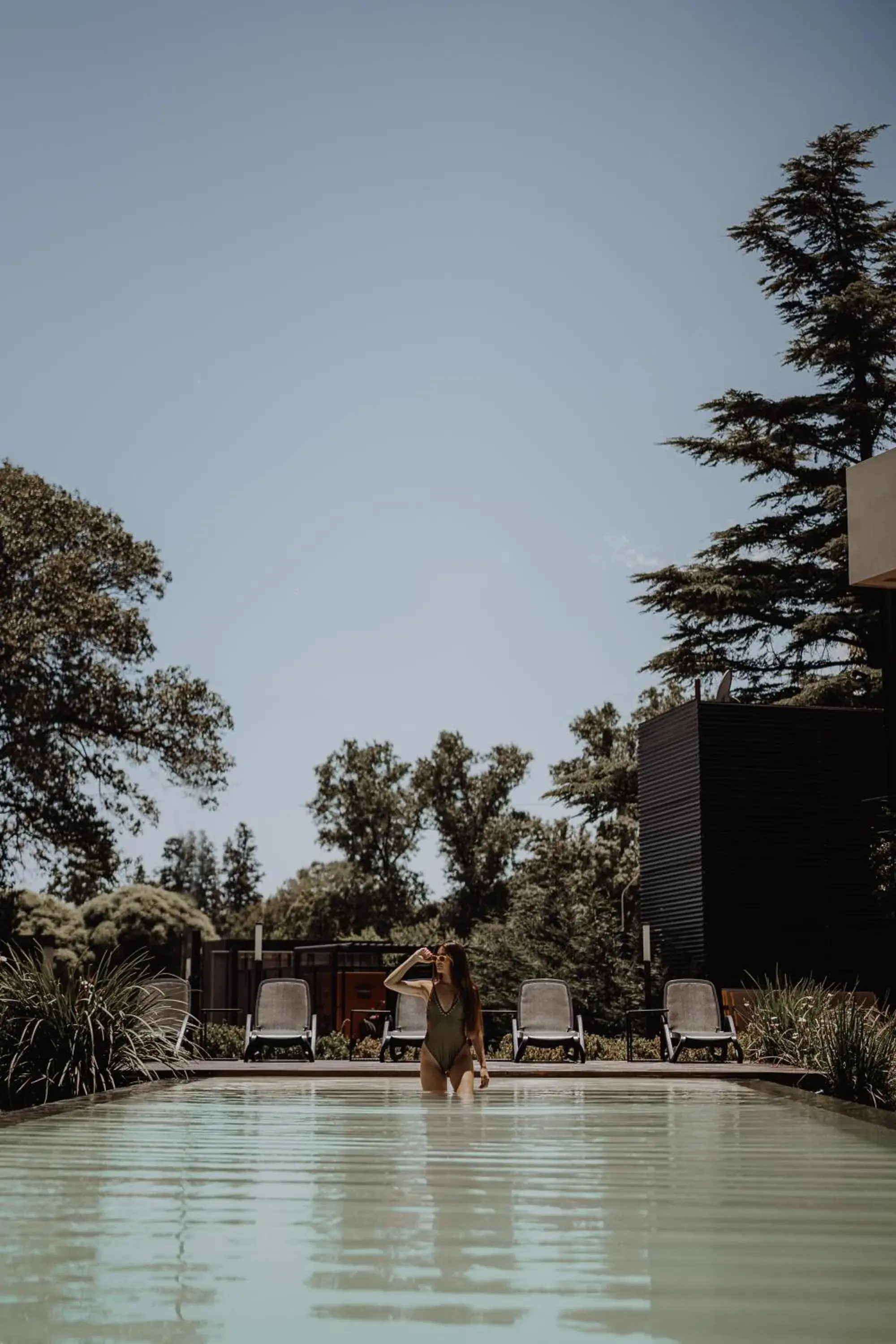 Swimming pool in La Urumpta Hotel, AKEN MIND Swimming pool in La Urumpta Hotel, AKEN MIND