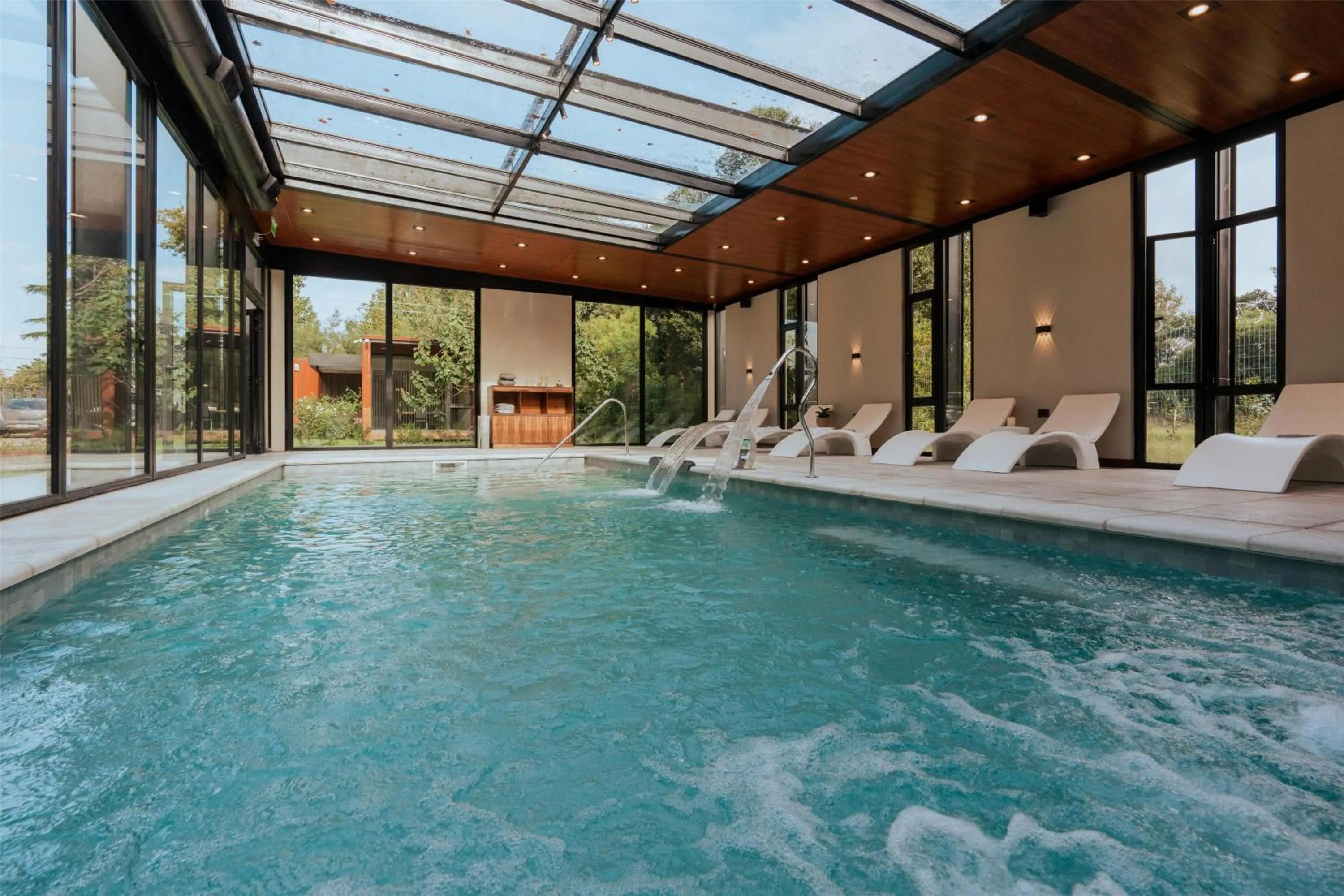 Pool view in La Urumpta Hotel, AKEN MIND