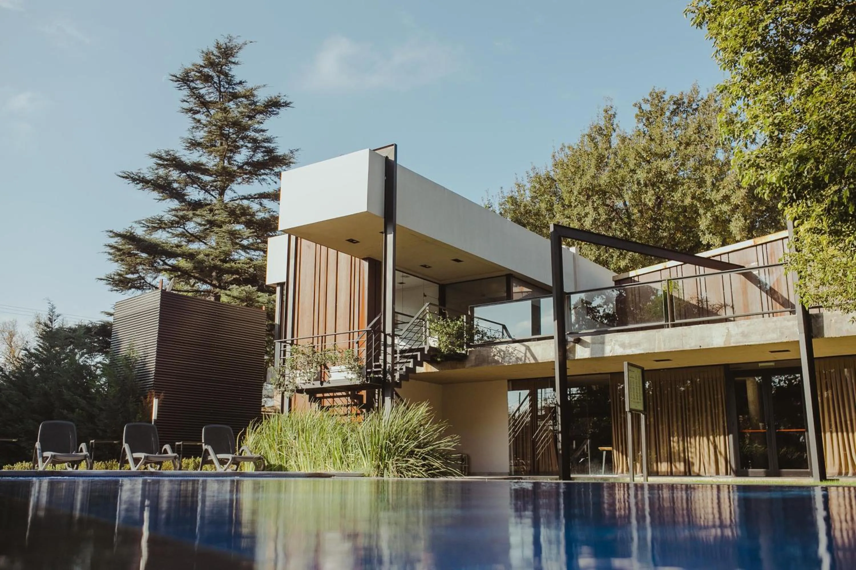 Pool view in La Urumpta Hotel, AKEN MIND