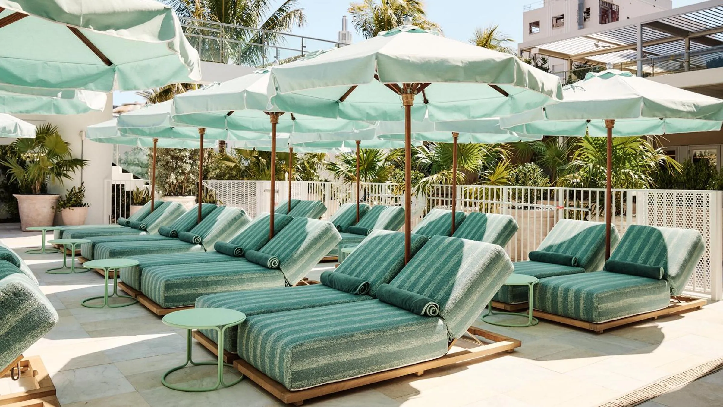 sunbed in The Shelborne by Proper, a Member of Design Hotels