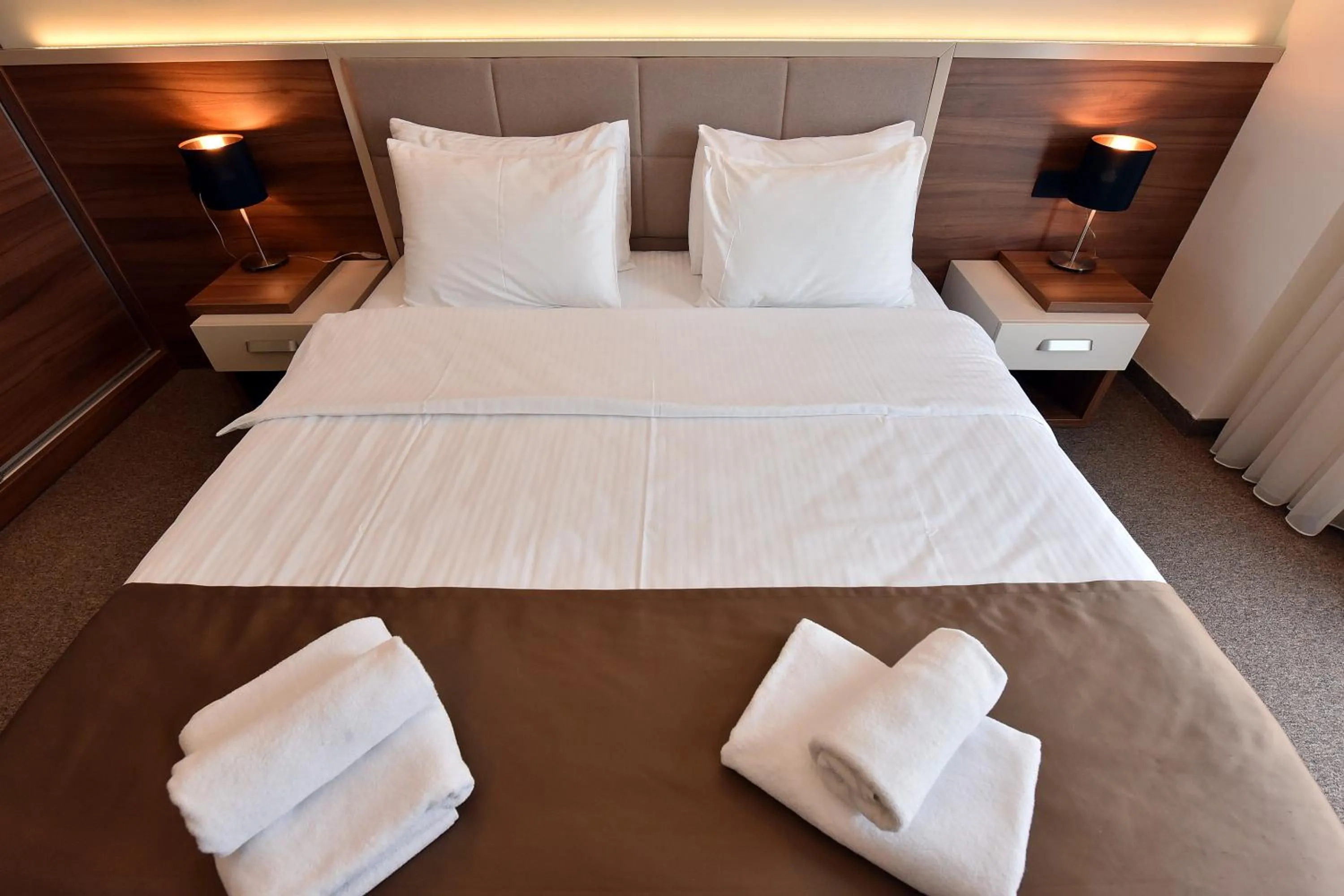 Bed in Hotel Lazaro