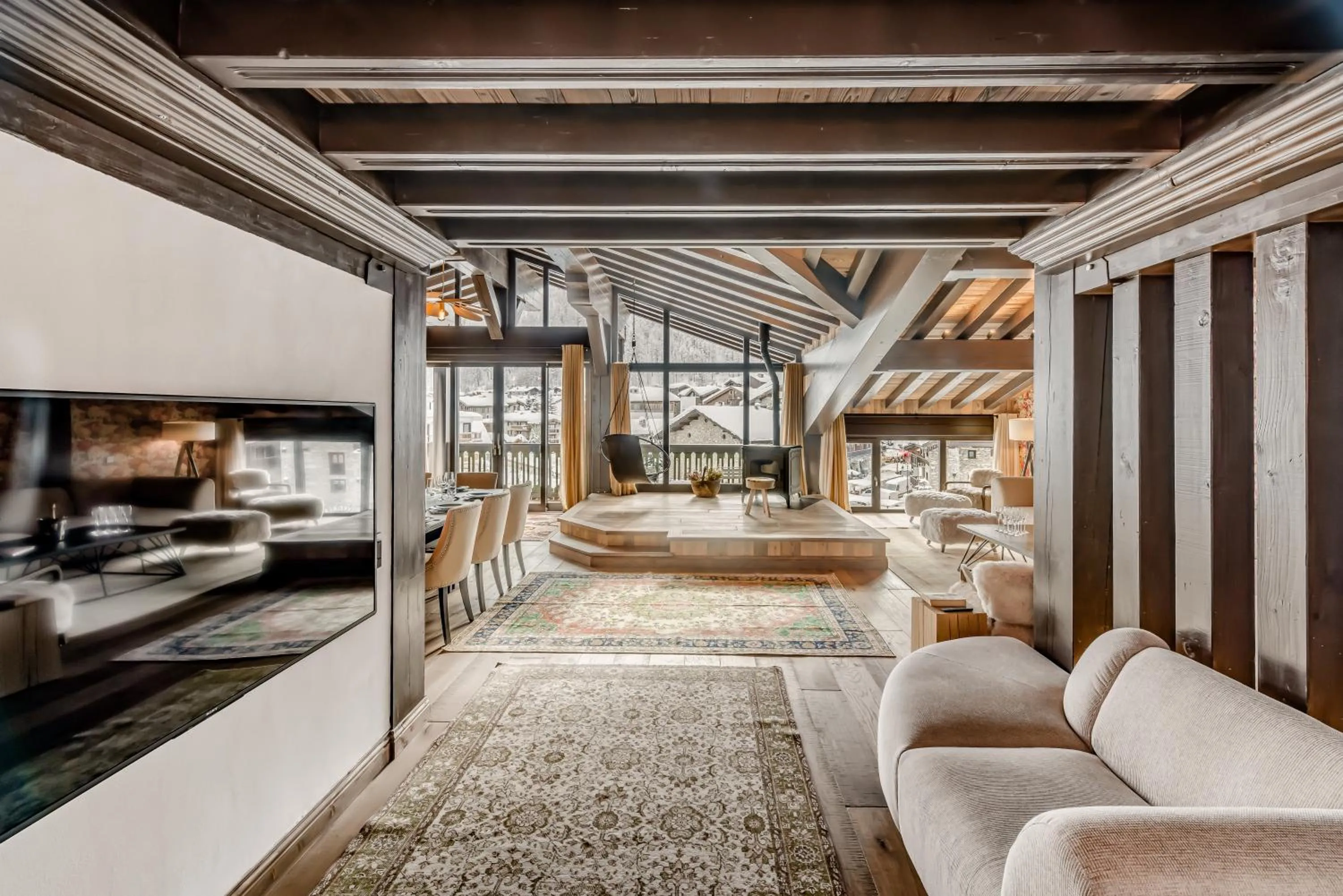 Living room in Hotel & Spa Le Val d'Isère