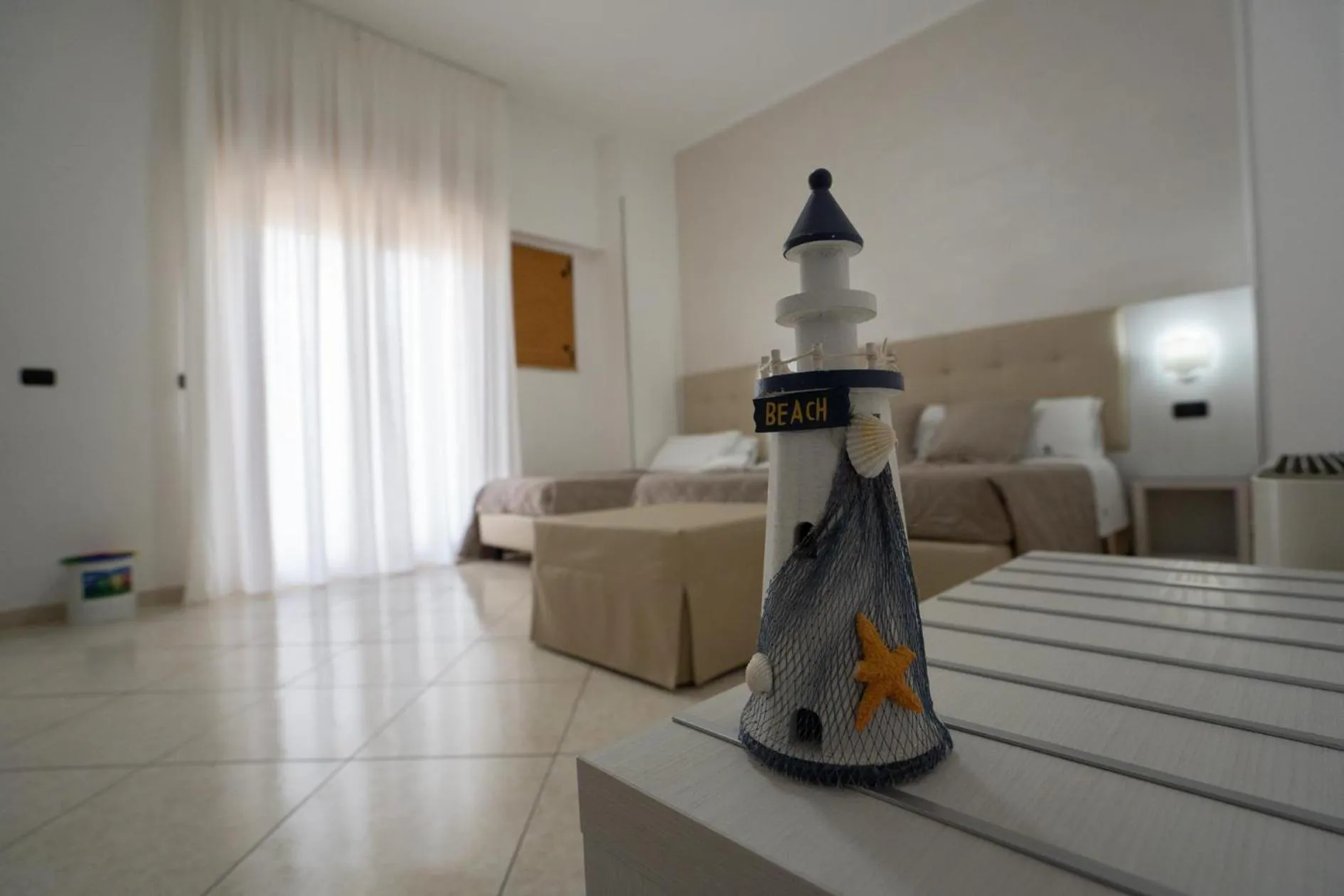 Bed in B&B Il Gabbiano