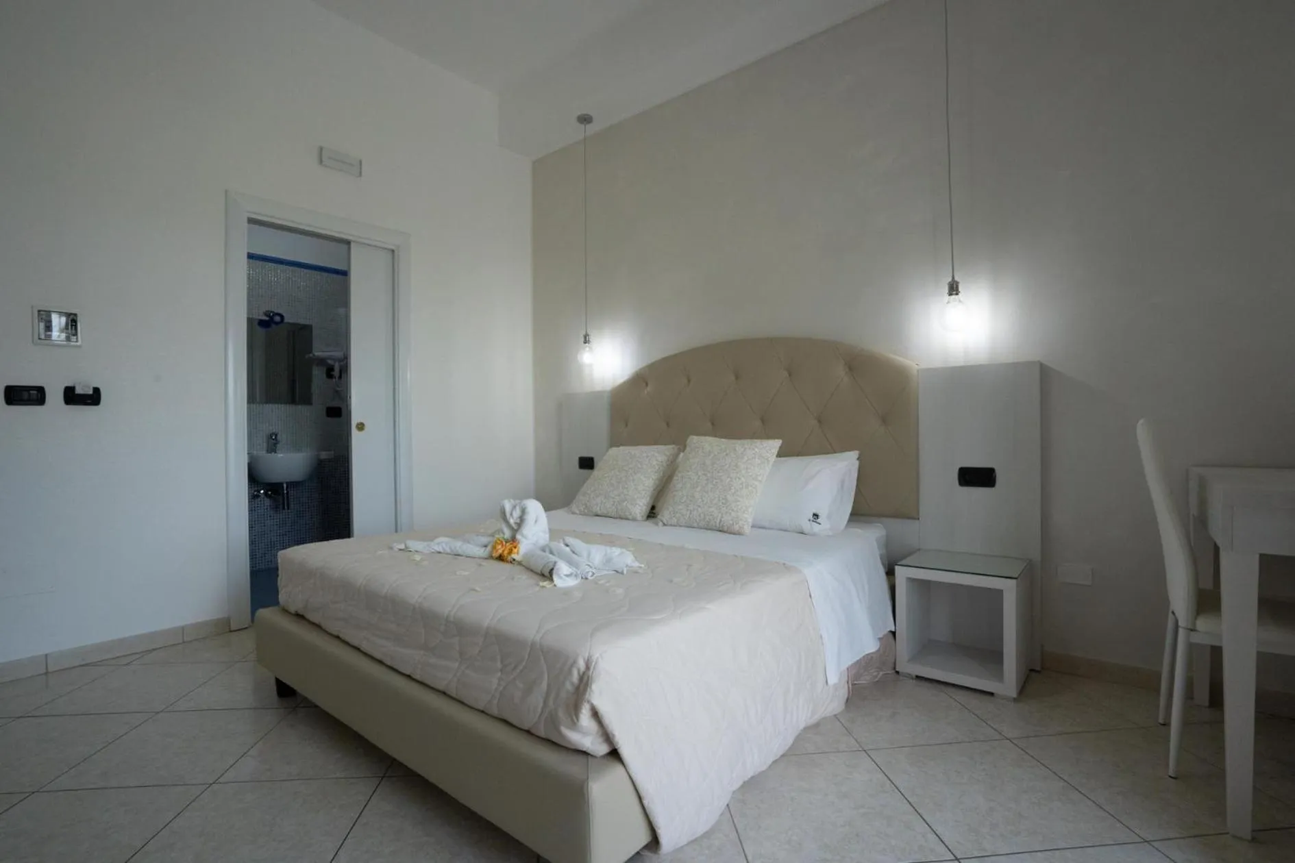 Bed in B&B Il Gabbiano