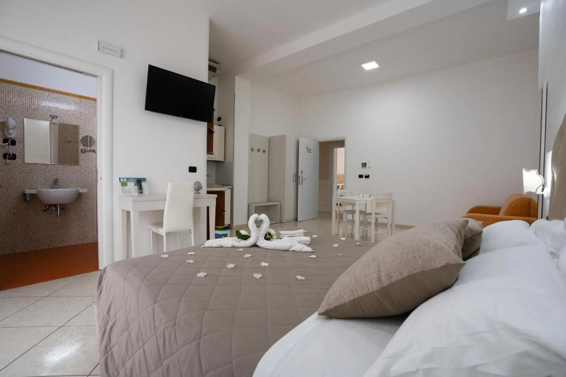 Bed in B&B Il Gabbiano