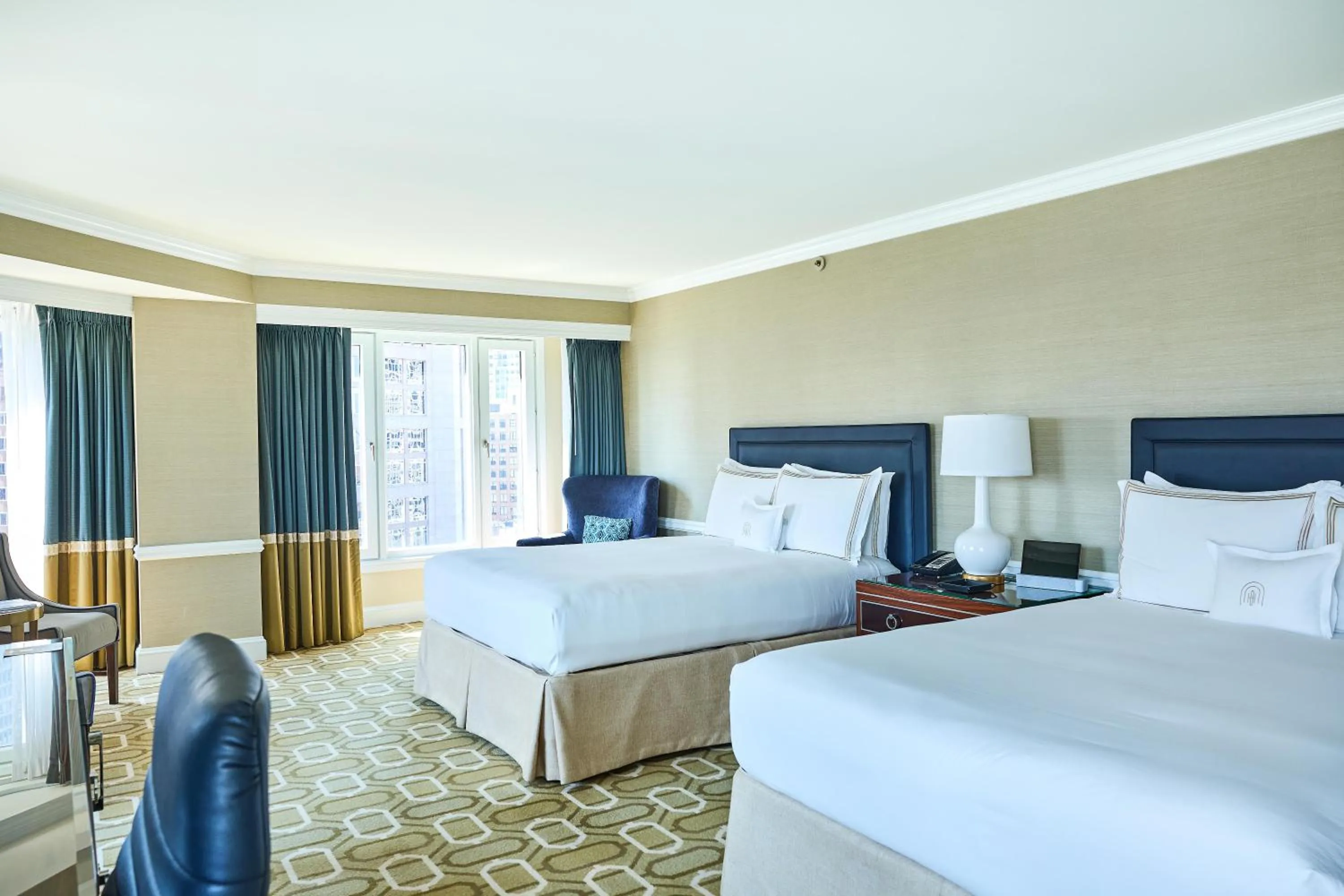 Bed in Boston Harbor Hotel