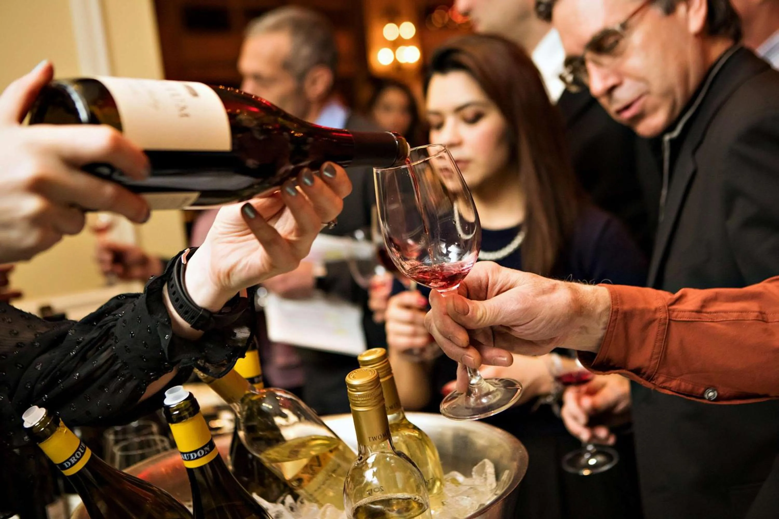 Drinks in Boston Harbor Hotel