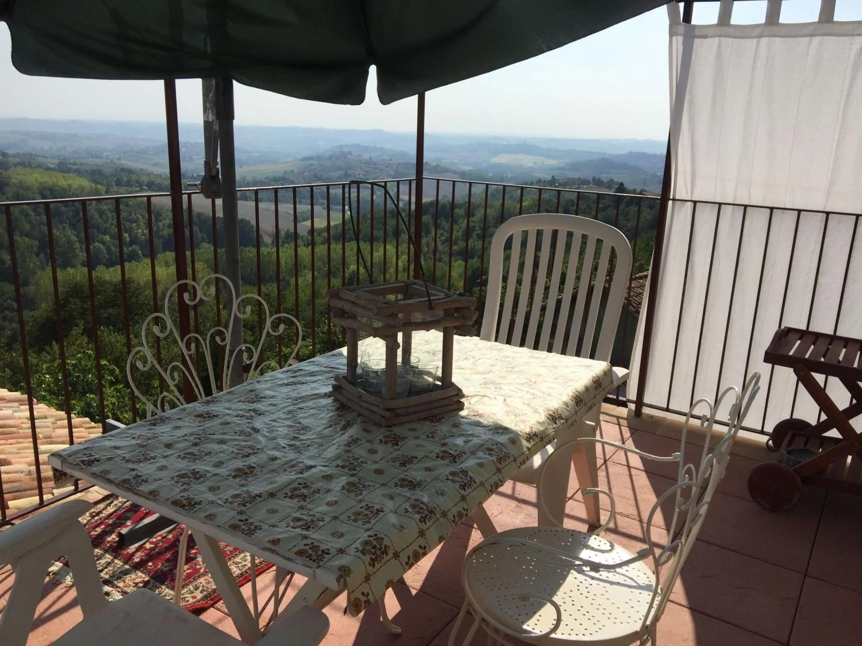 Balcony/Terrace in B&B Monferrato La Casa Sui Tetti