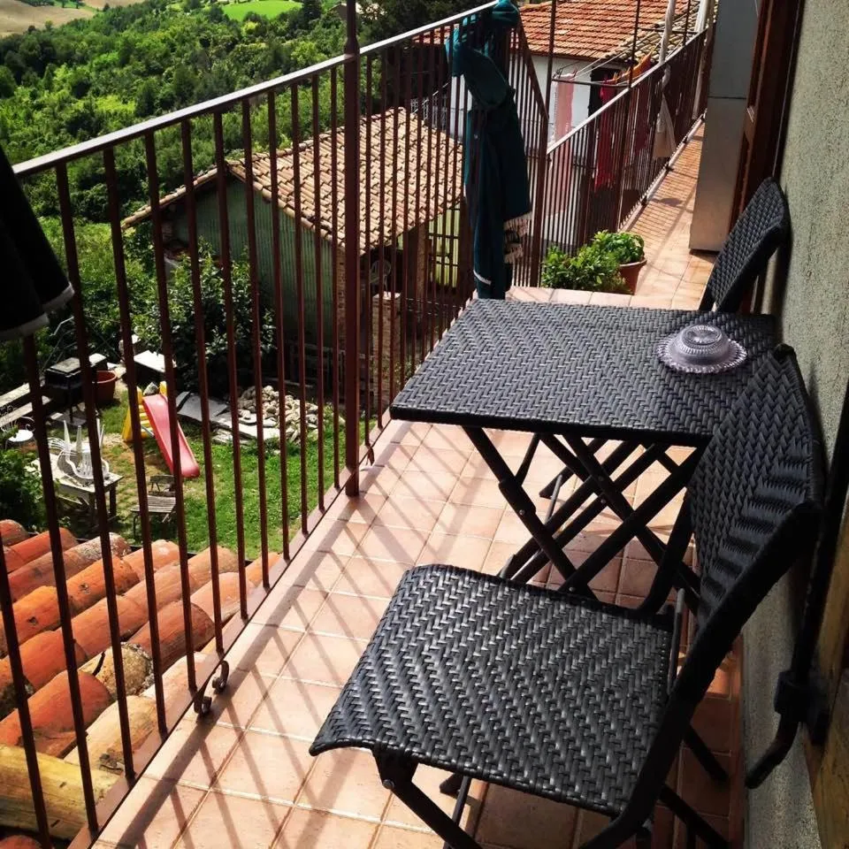Balcony/Terrace in B&B Monferrato La Casa Sui Tetti
