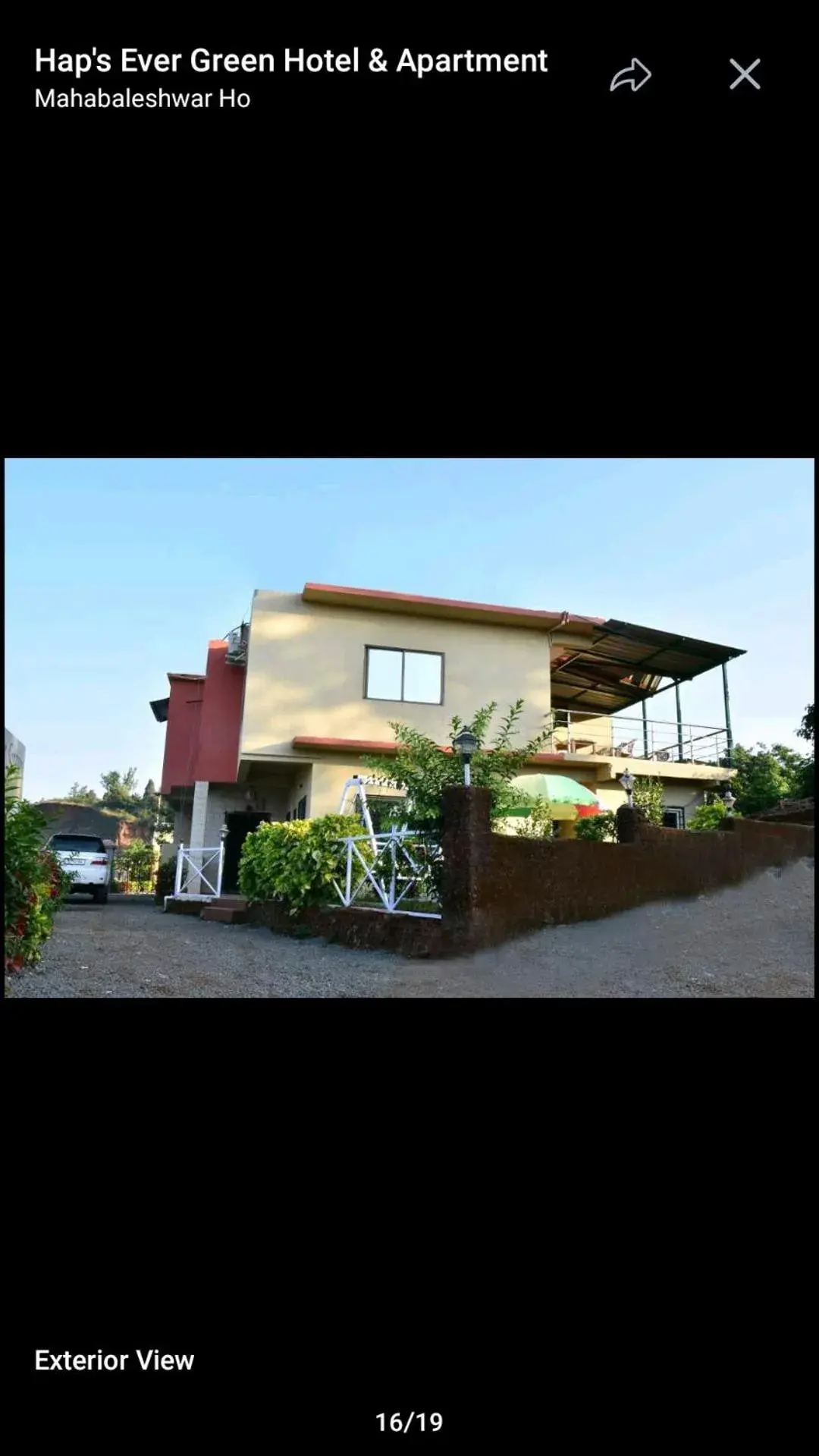 Property building in Evergreen Holidays Mahabaleshwar Property building in Evergreen Holidays Mahabaleshwar