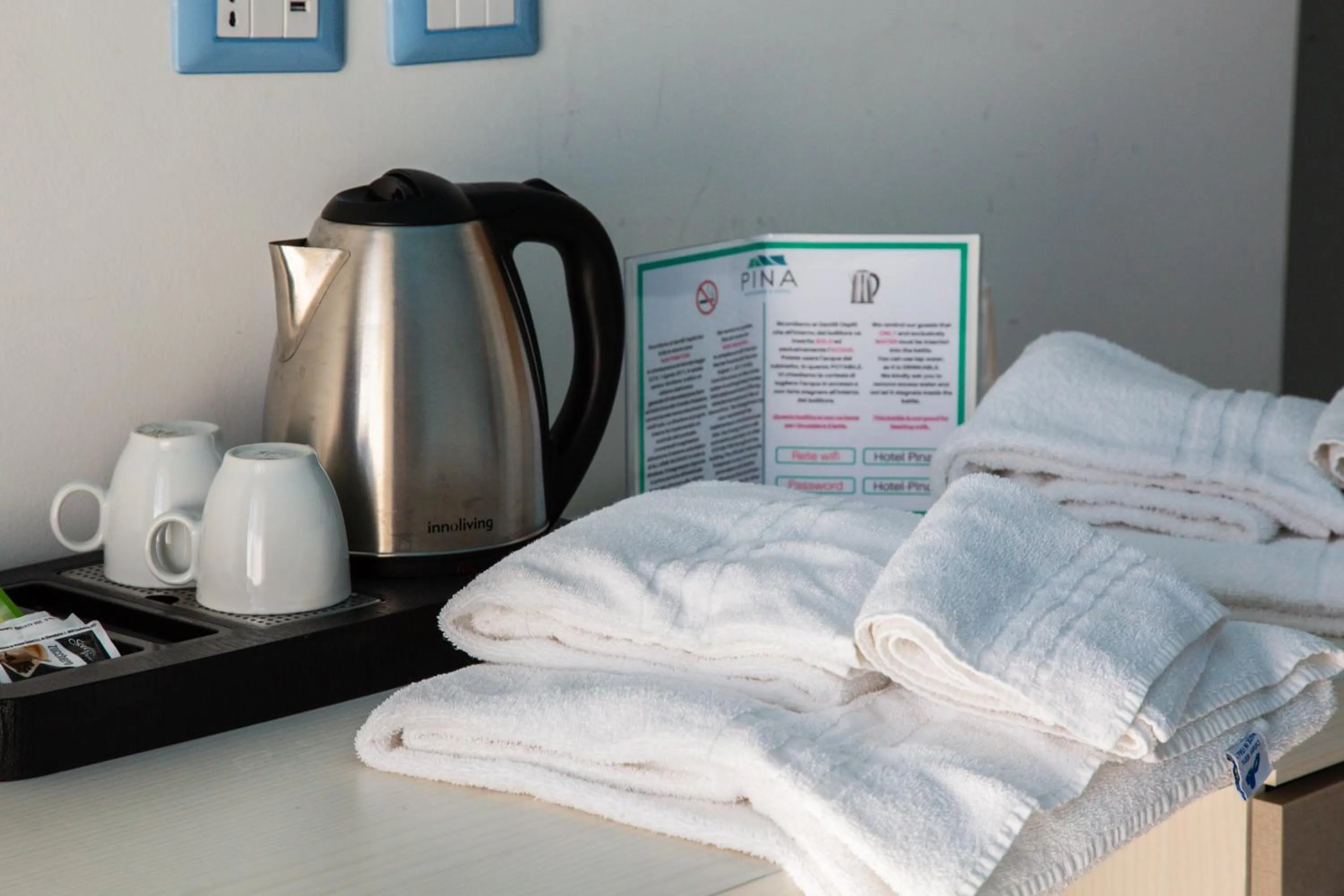 Decorative detail, Bed in Hotel Pina Ristorante