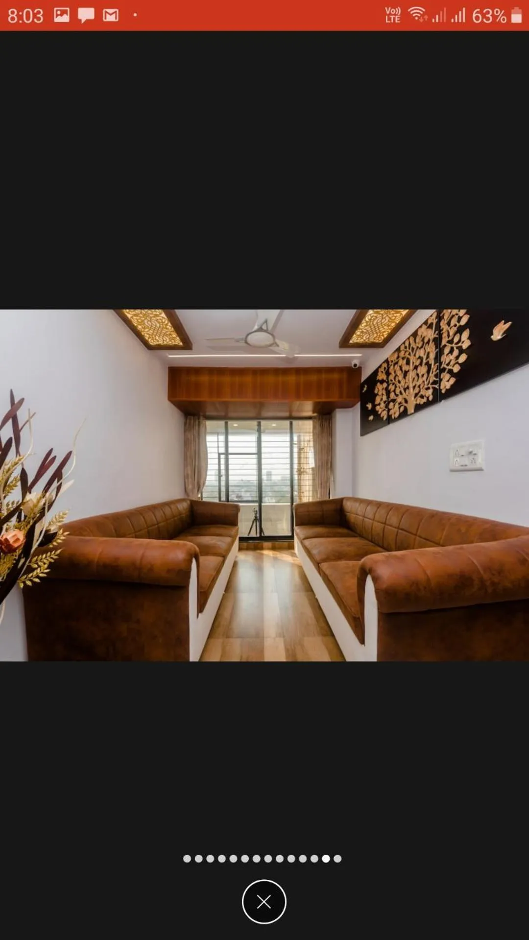 Seating area in Hotel Apple Inn