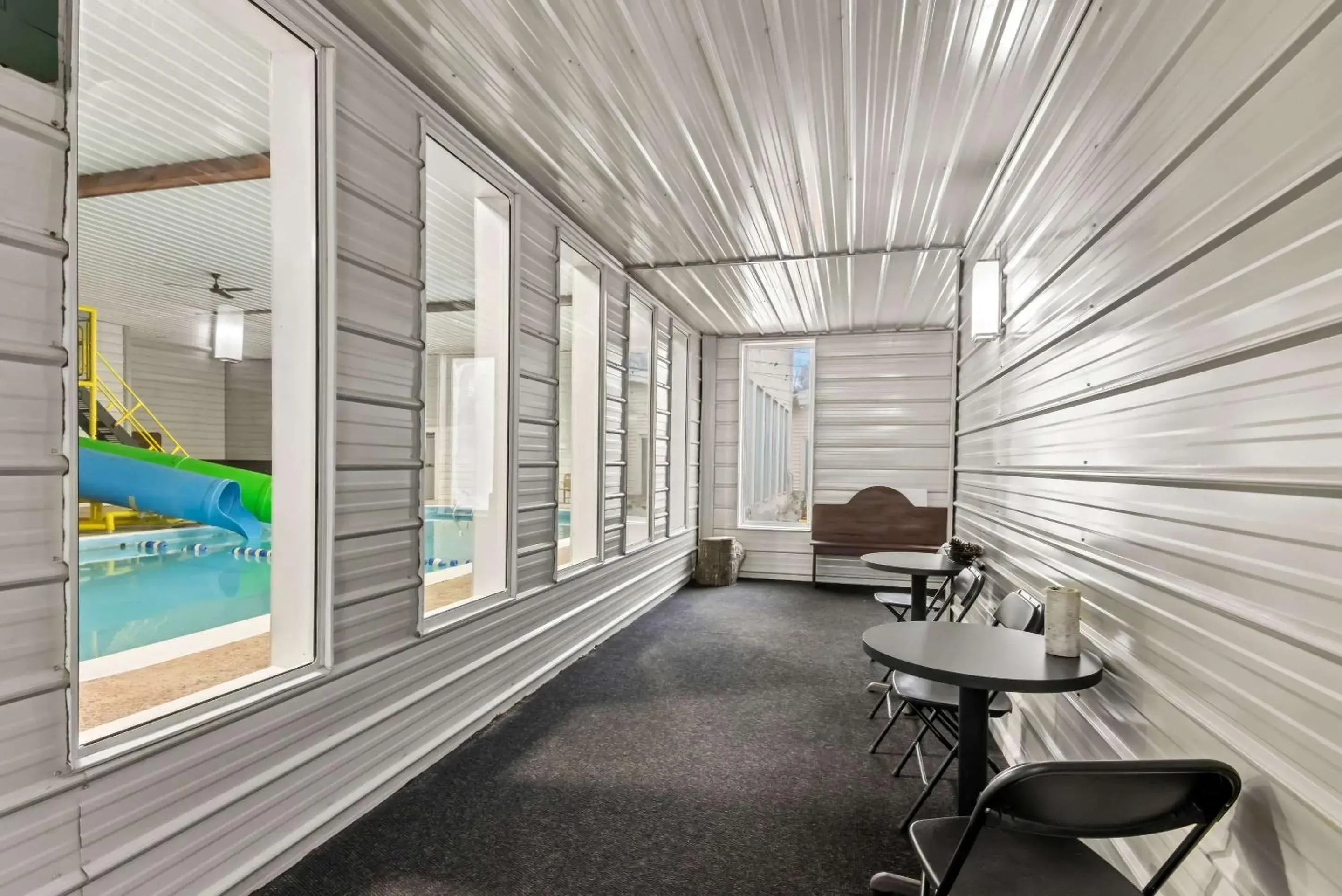 Swimming pool in Rodeway Inn Formerly Camp Inn Lodge Swimming pool in Rodeway Inn Formerly Camp Inn Lodge