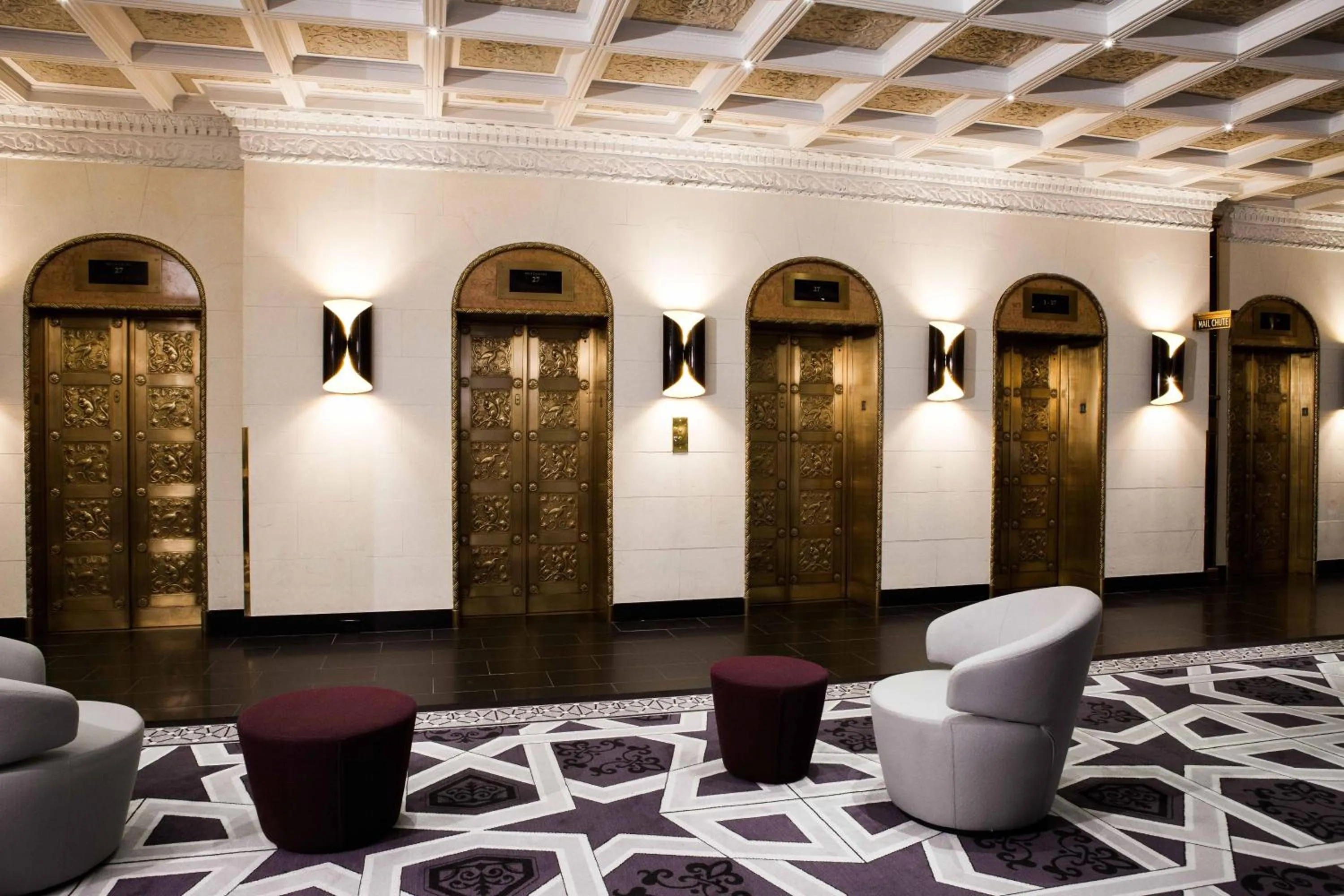 Lobby or reception in Manhattan NYC-an Affinia Hotel