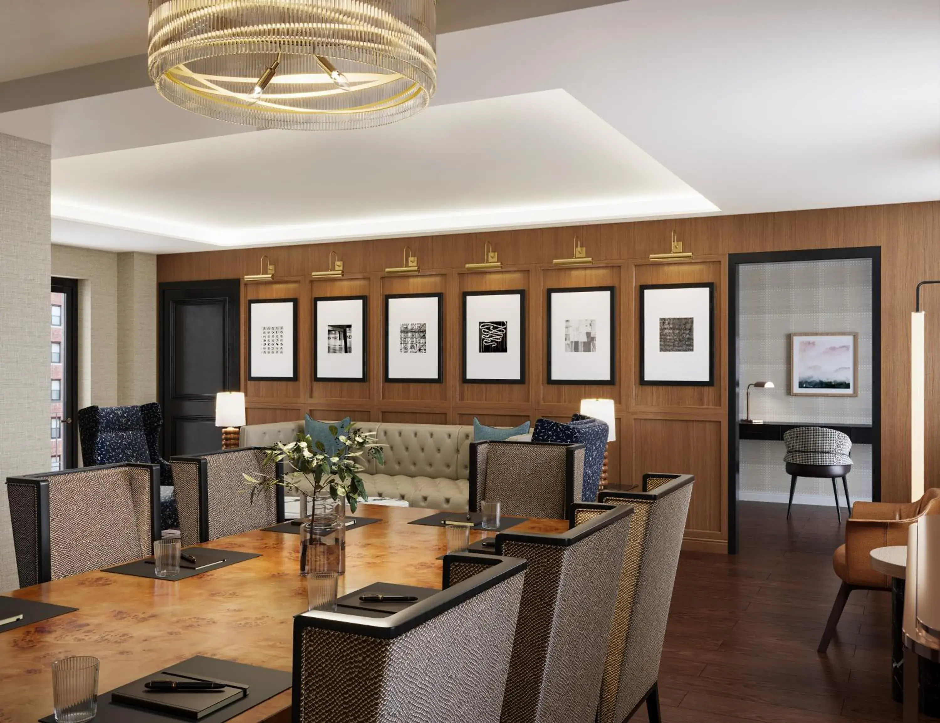 Living room in The Benjamin Royal Sonesta New York Living room in The Benjamin Royal Sonesta New York