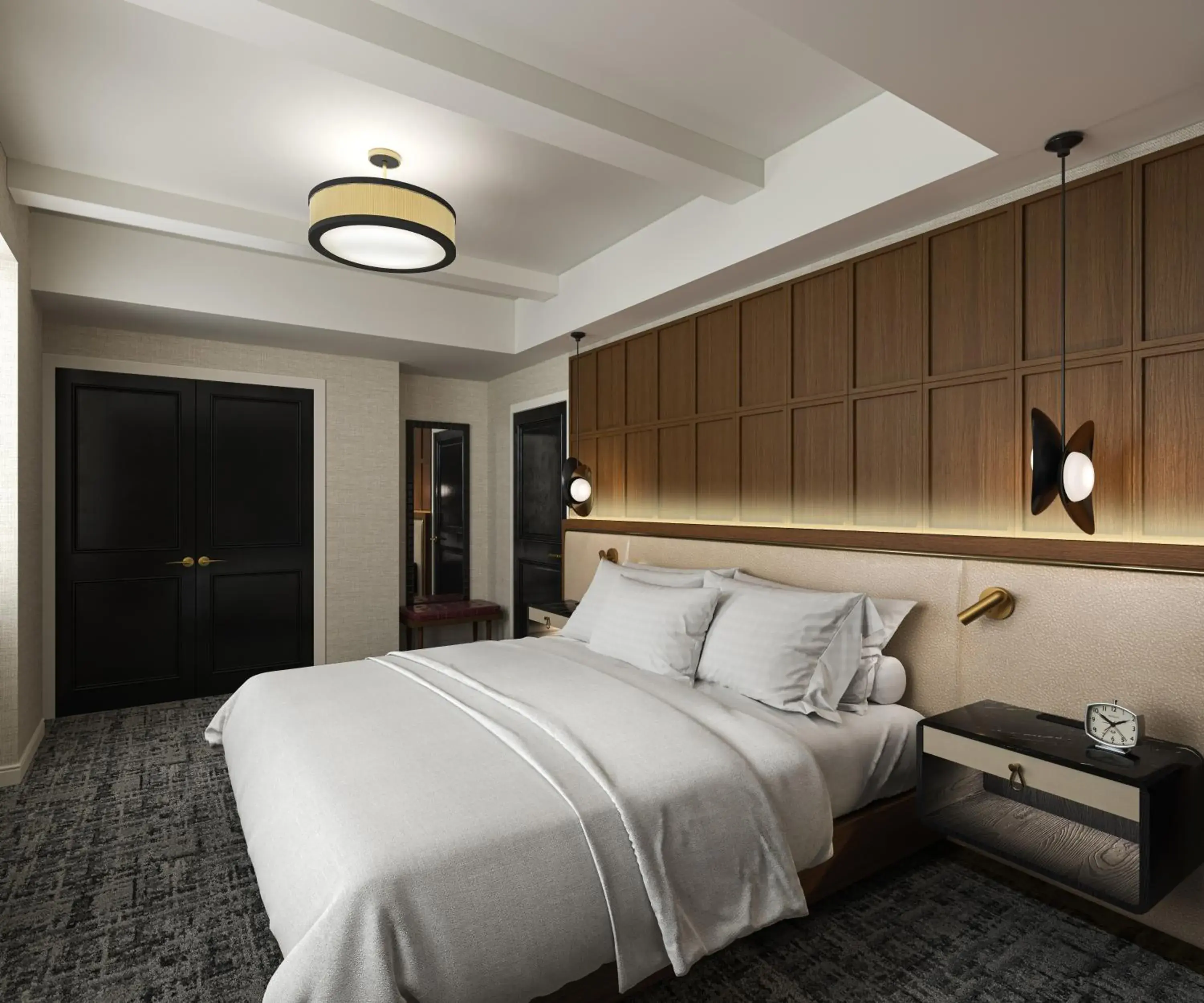 Bed in The Benjamin Royal Sonesta New York Bed in The Benjamin Royal Sonesta New York
