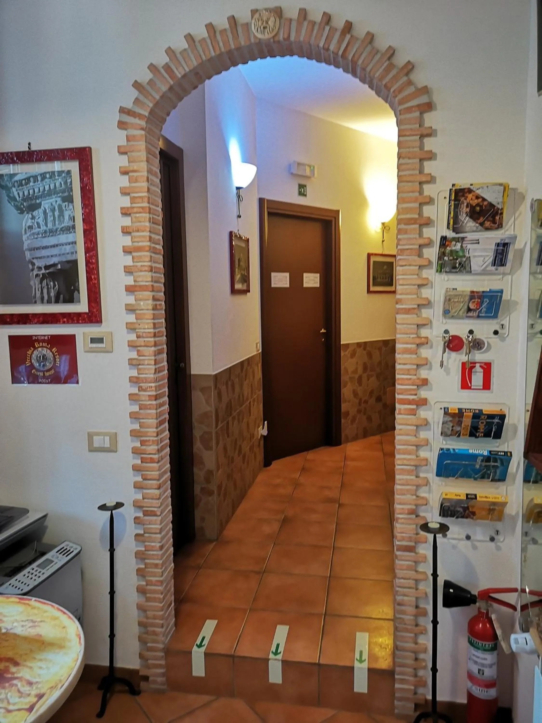 Lobby or reception in Vecchia Roma Resort