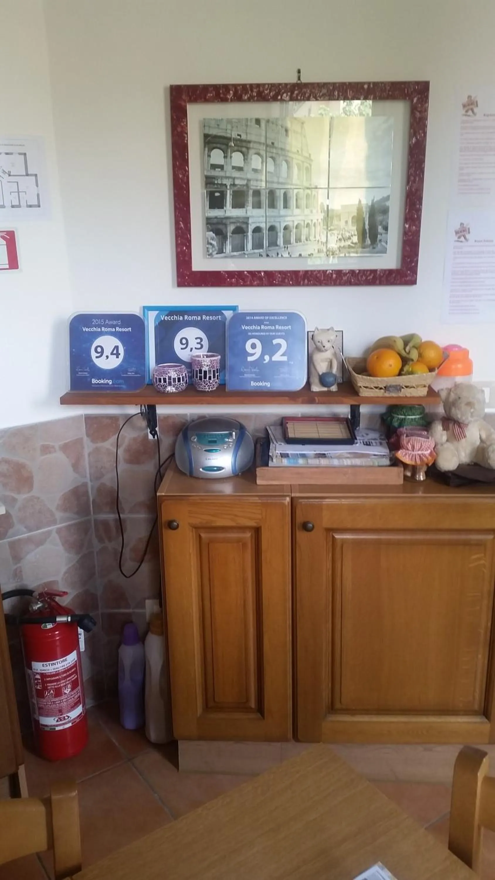 Certificate/Award in Vecchia Roma Resort