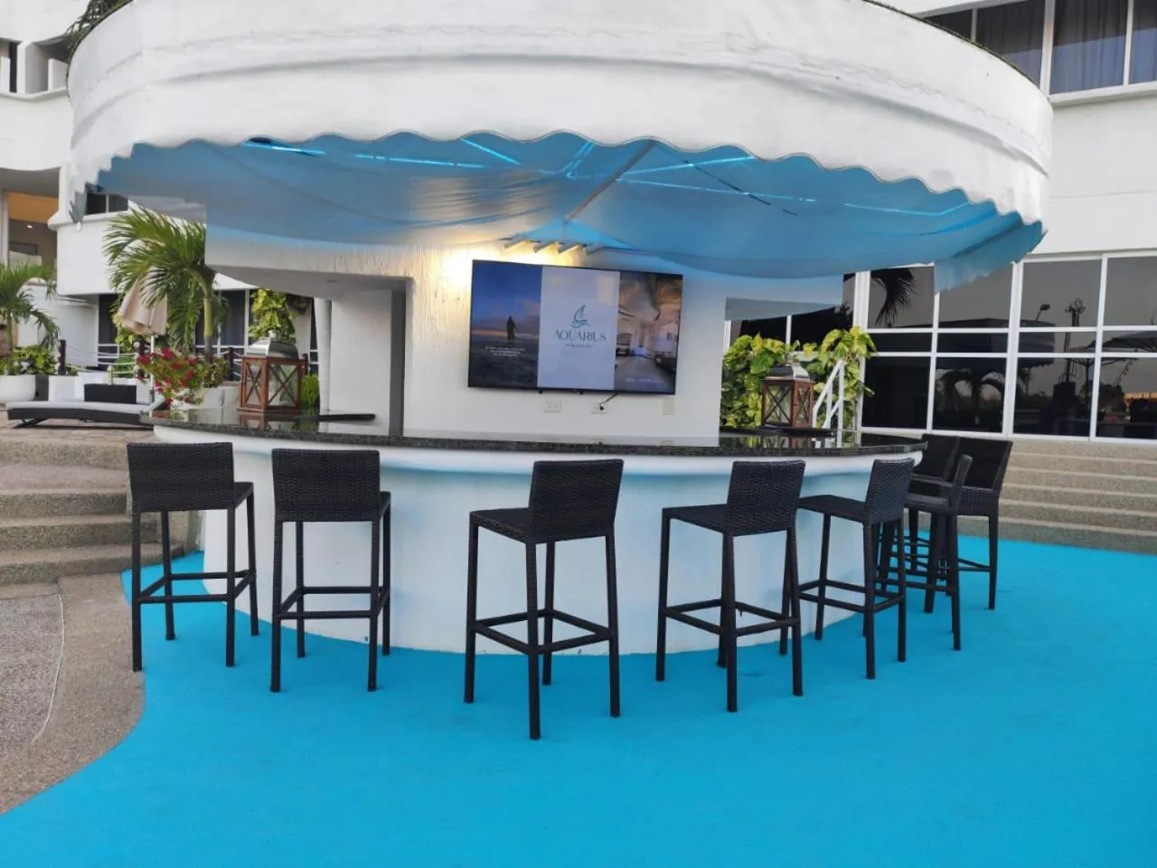 Patio in Aquarius Hotel Boutique