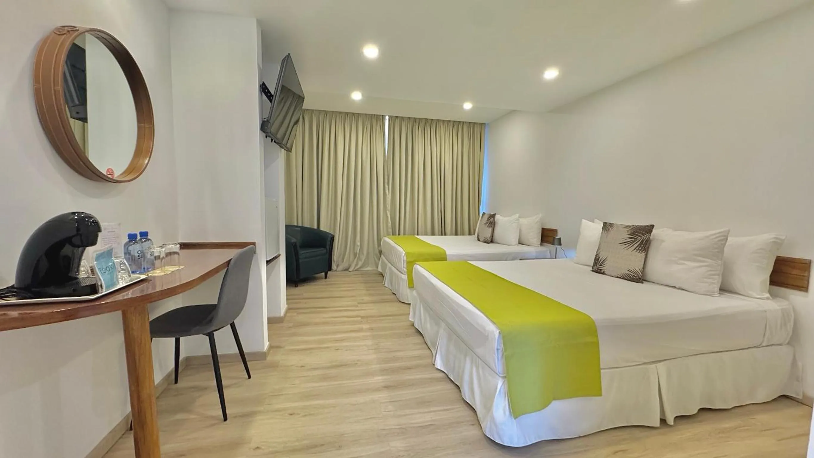 Bed in Aquarius Hotel Boutique