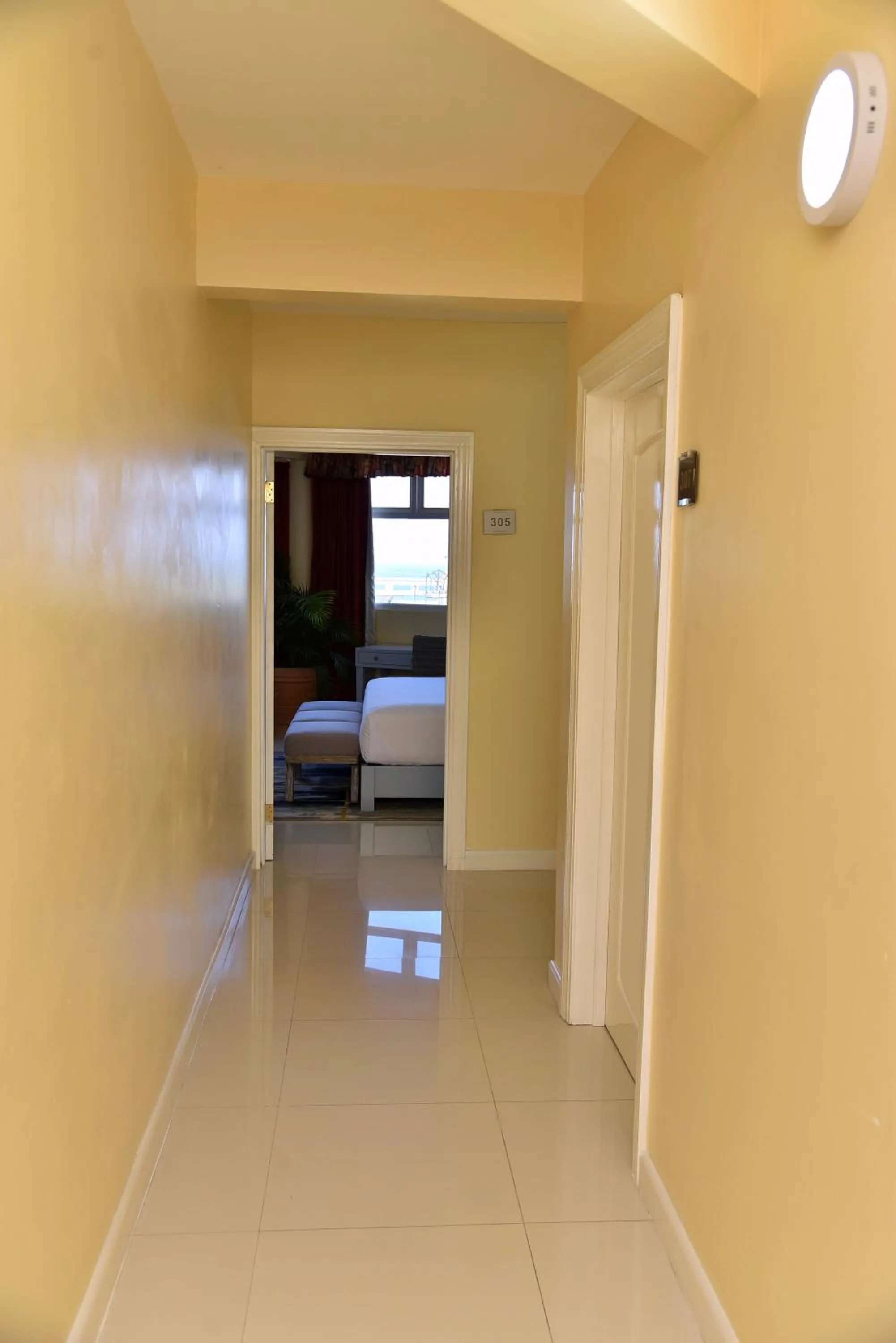 Bed in Hotel Grand A View