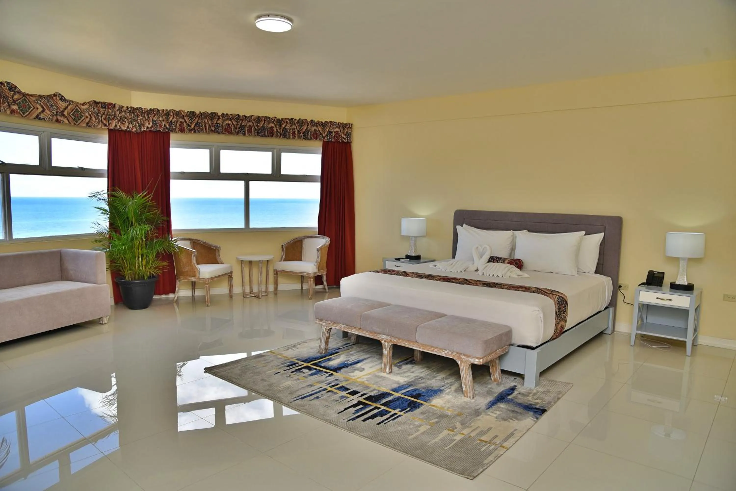 Bed in Hotel Grand A View