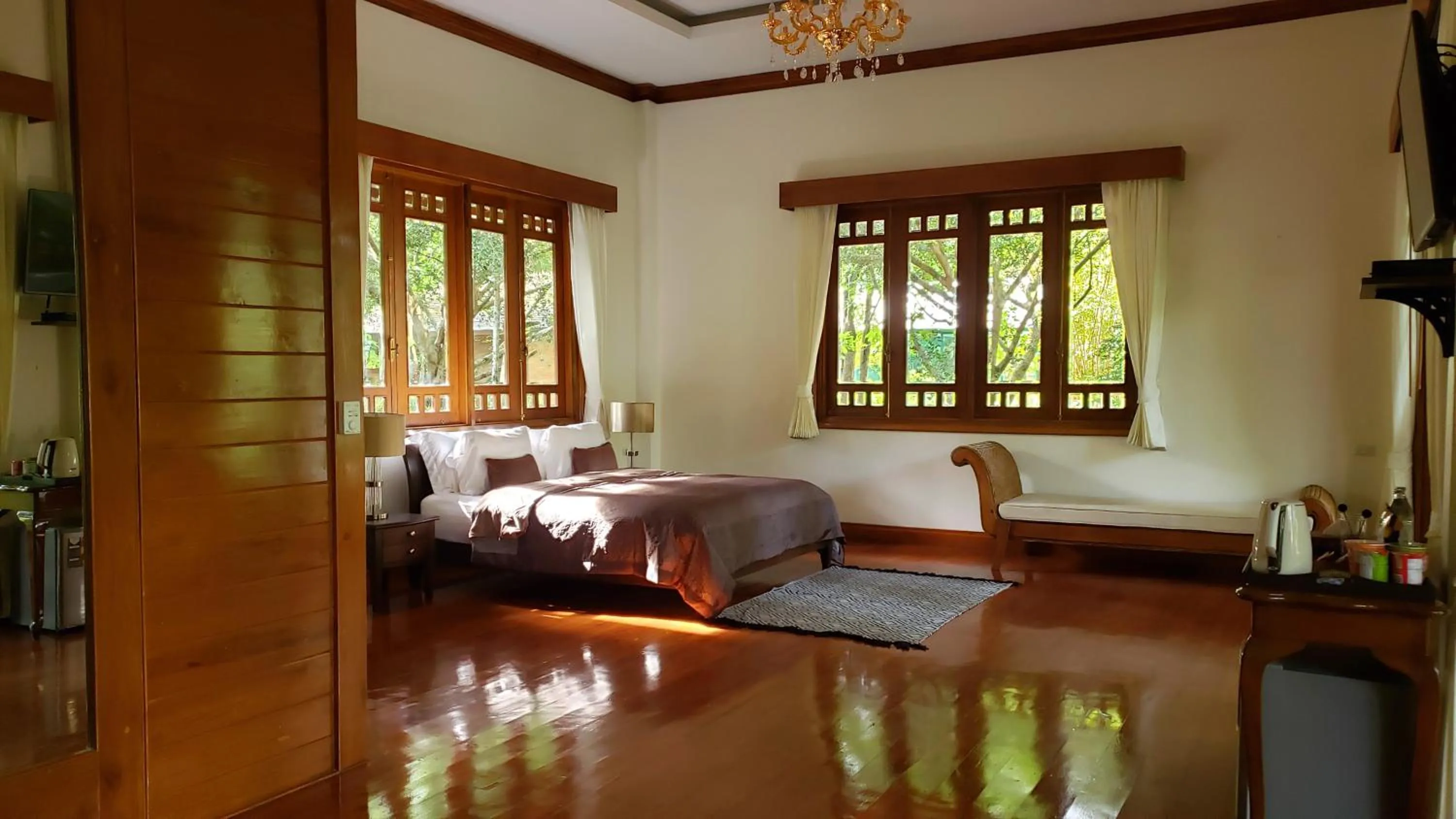 Bed in Chayana Resort