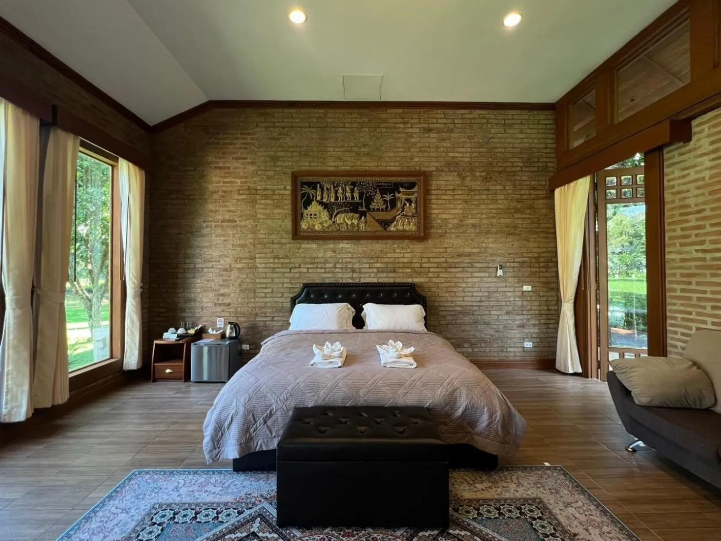 Bed in Chayana Resort