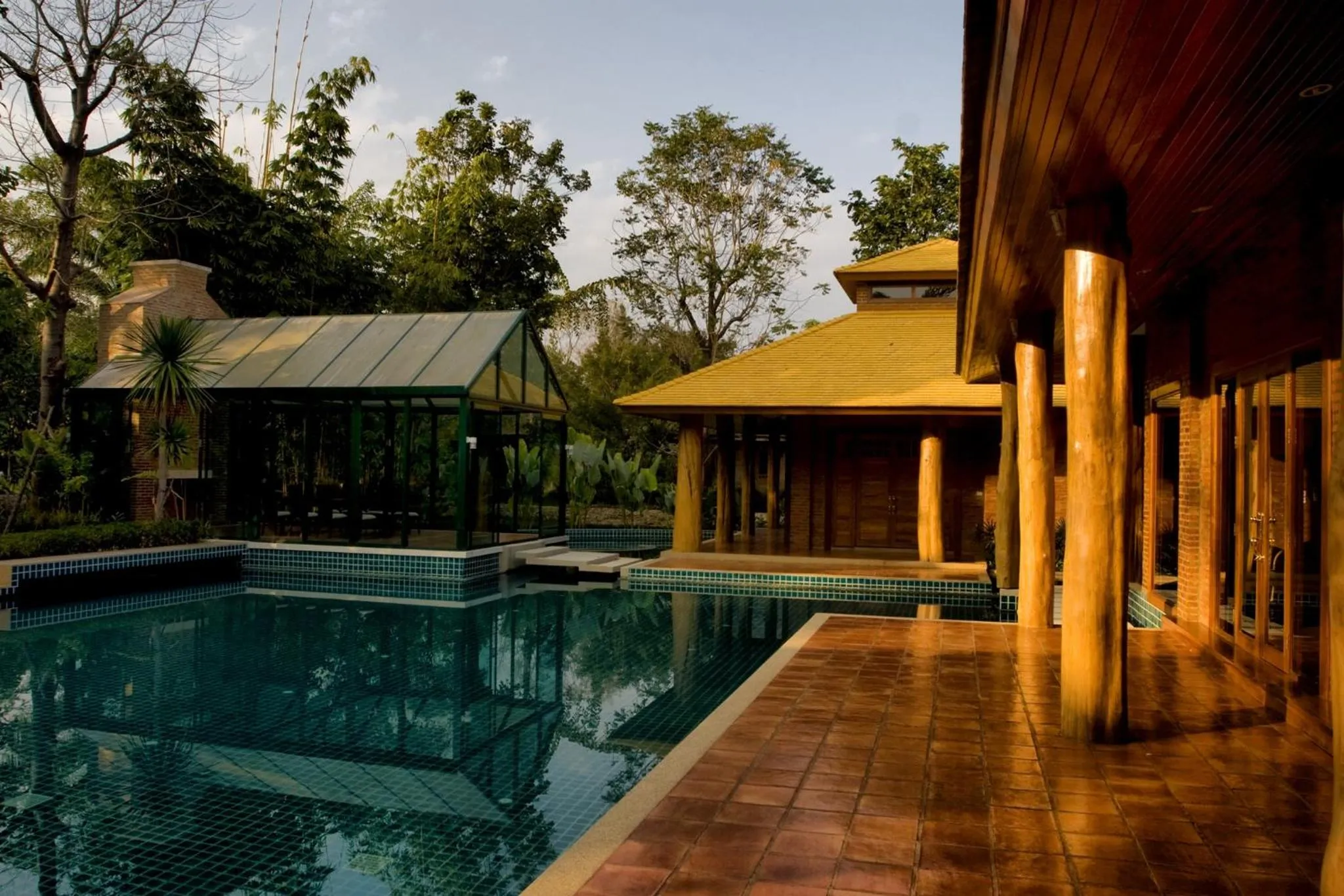 Pool view in Chayana Resort
