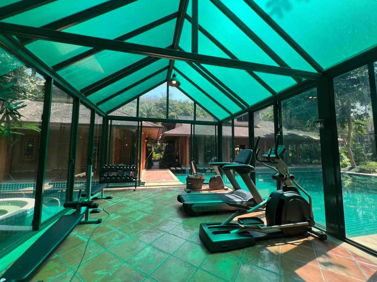 Fitness centre/facilities in Chayana Resort