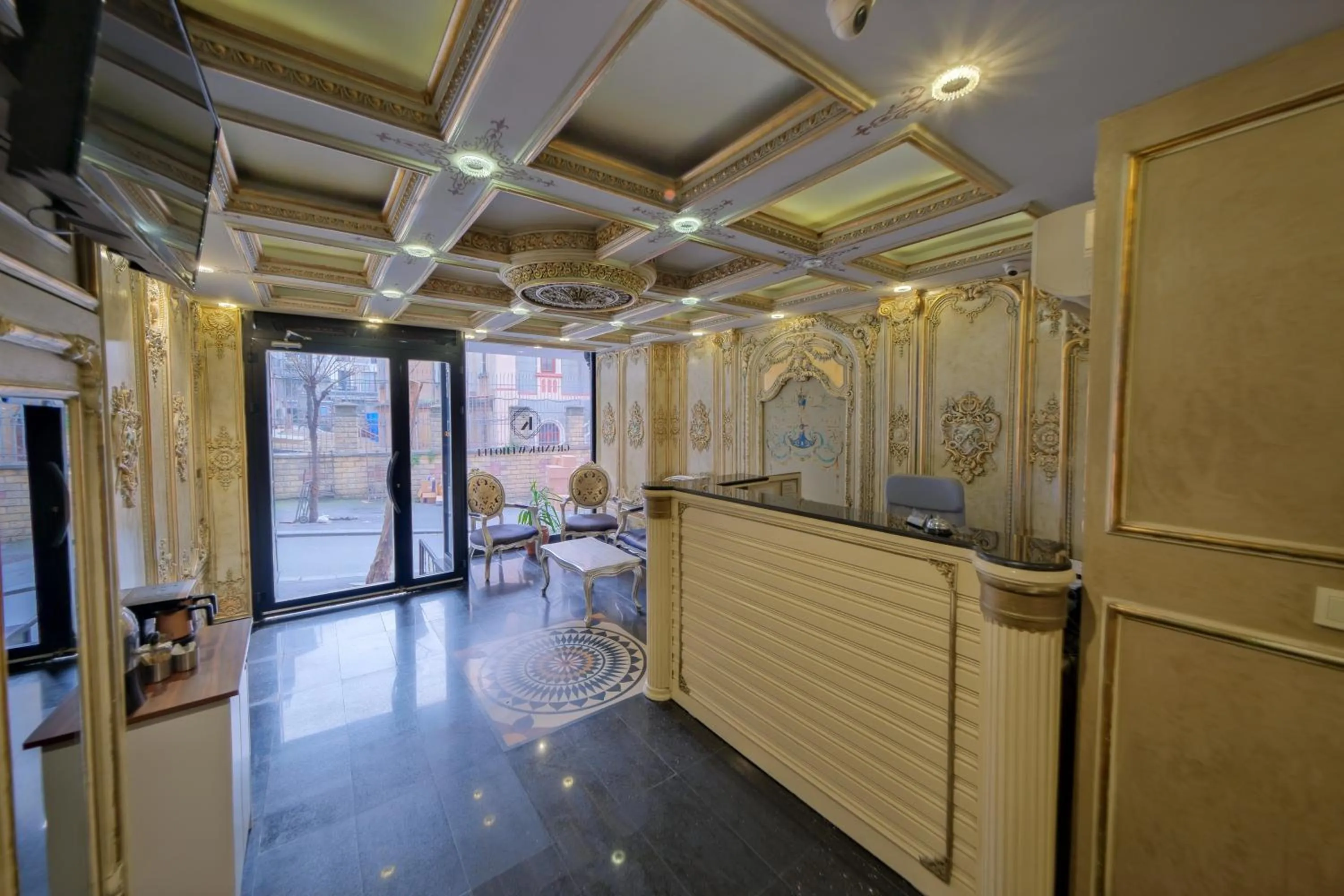 Lobby or reception in Grand Kavi Hotel