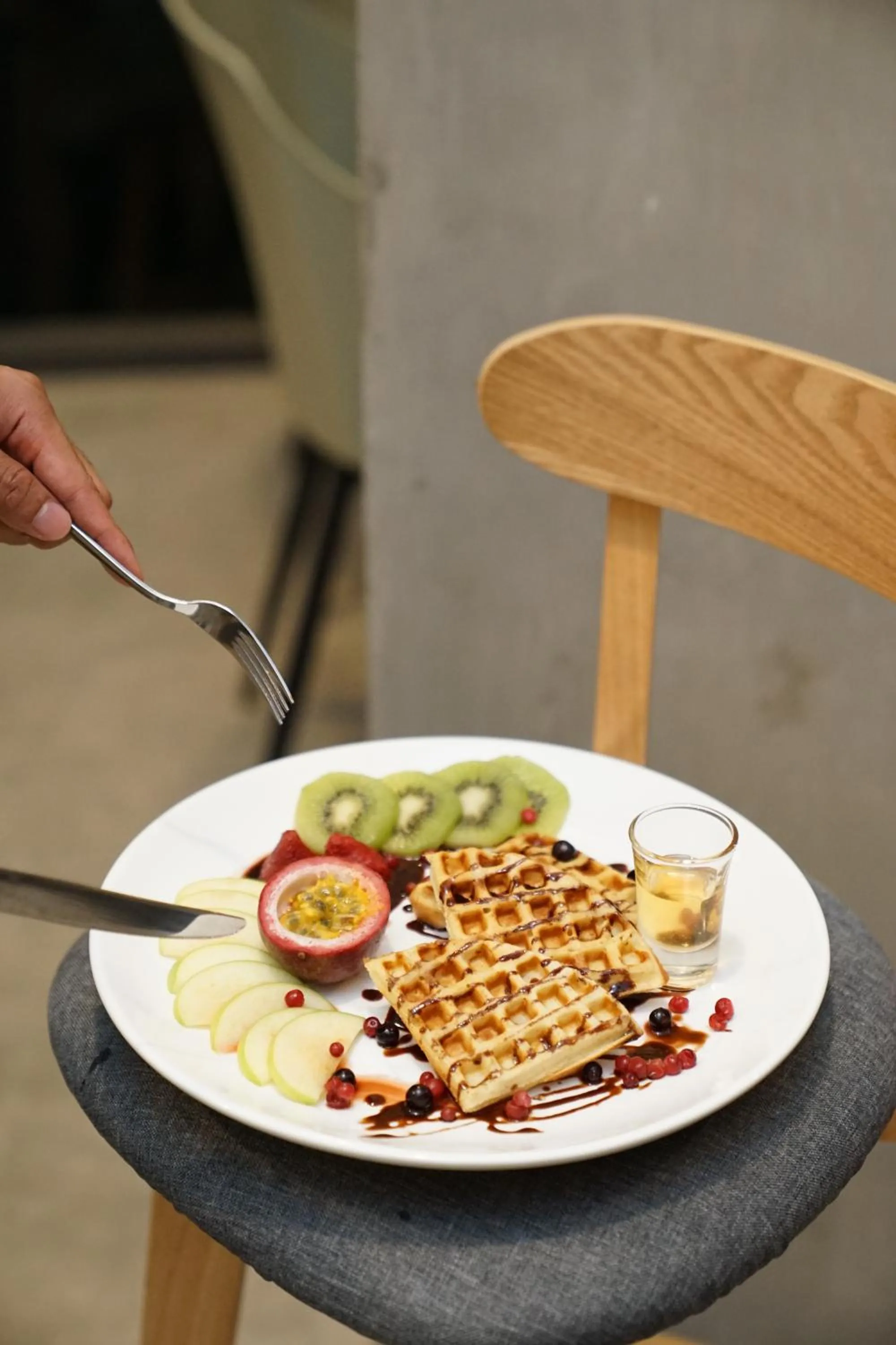 Continental breakfast in Passion Resort Kiriwong