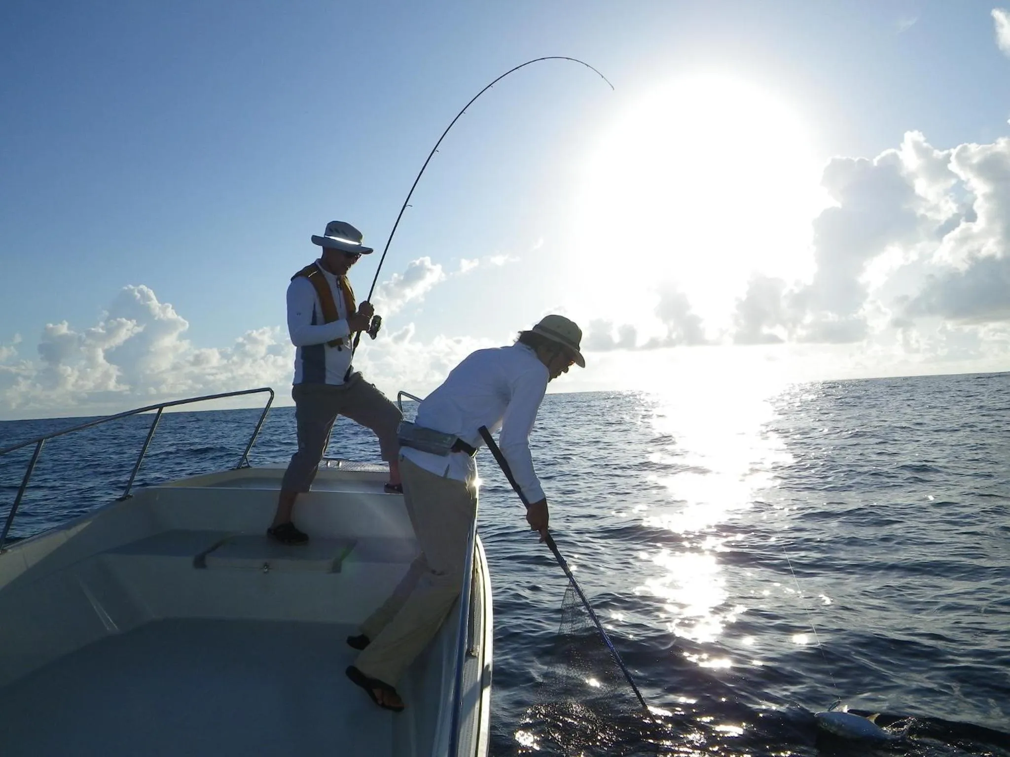 Fishing in Umi no Yado Umikaze