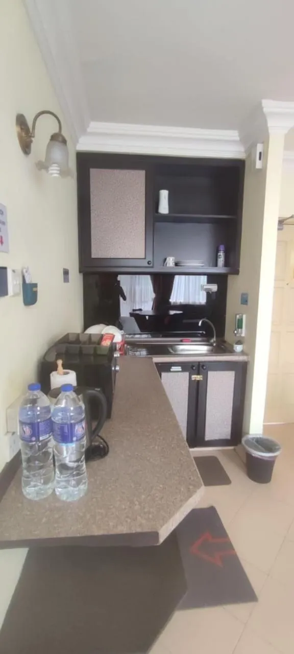 Kitchen or kitchenette in D'Vista Homestay Apartments in Lotus Desaru Beach Resort