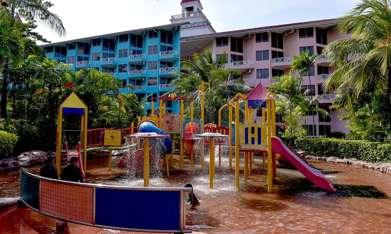 Children play ground in D'Vista Homestay Apartments in Lotus Desaru Beach Resort