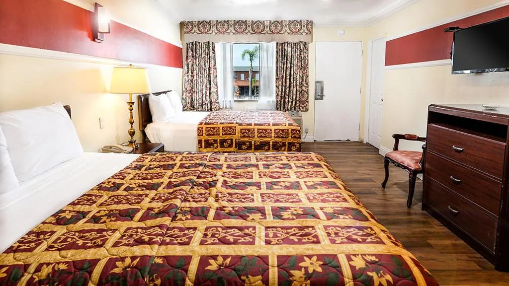 Bed in Aqua Venture Inn