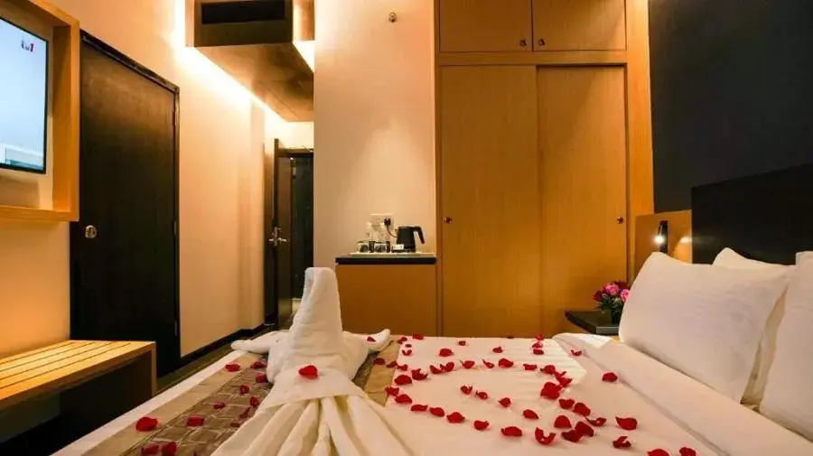 Photo of the whole room, Bed in TSR Seafront Hotel Photo of the whole room, Bed in TSR Seafront Hotel