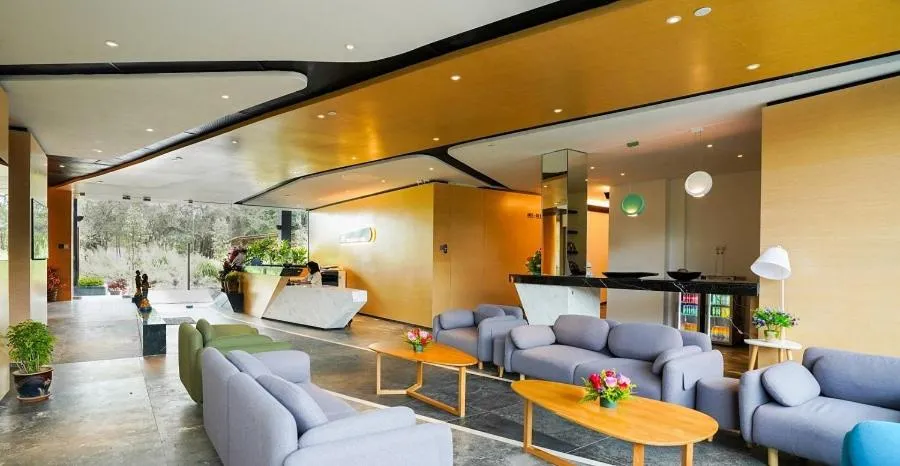 Lobby or reception in TSR Seafront Hotel