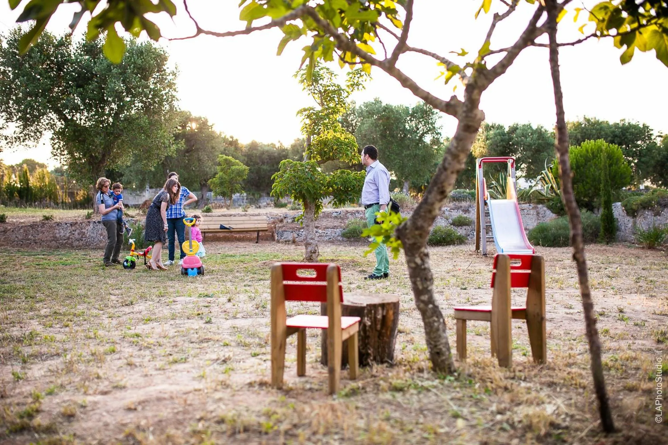 Children play ground in Villa Delle Palme