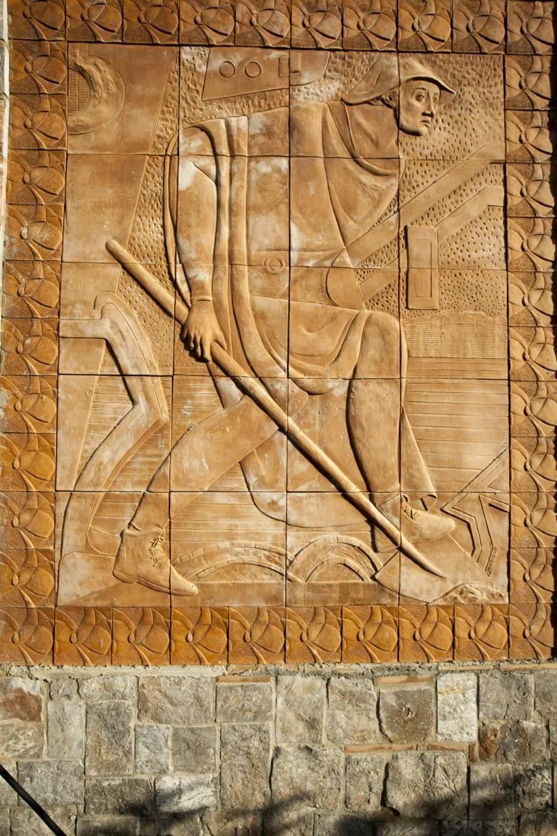 Decorative detail in Eco Resort Dei Siriti