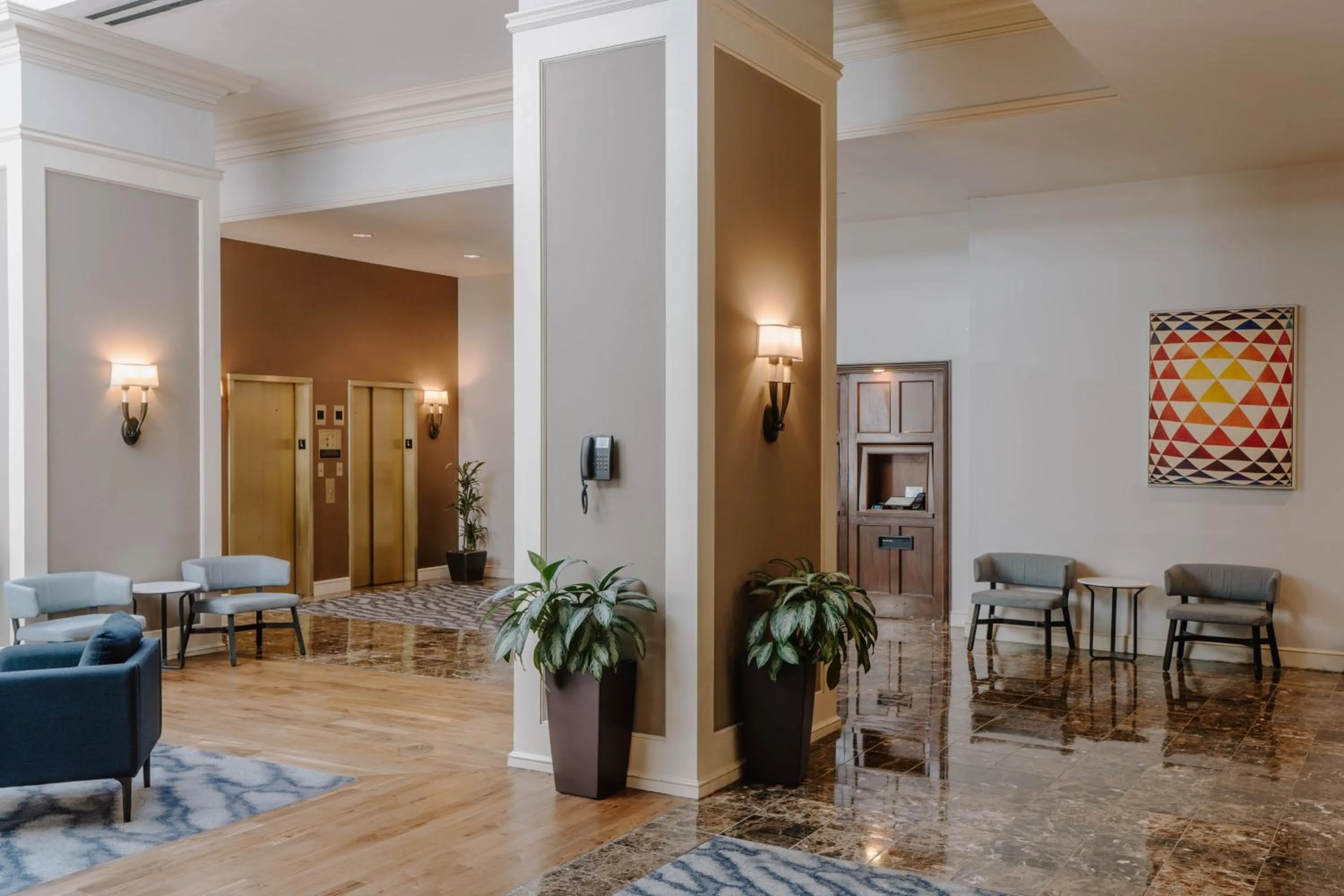 Lobby or reception in Club Quarters Hotel Rittenhouse Square, Philadelphia