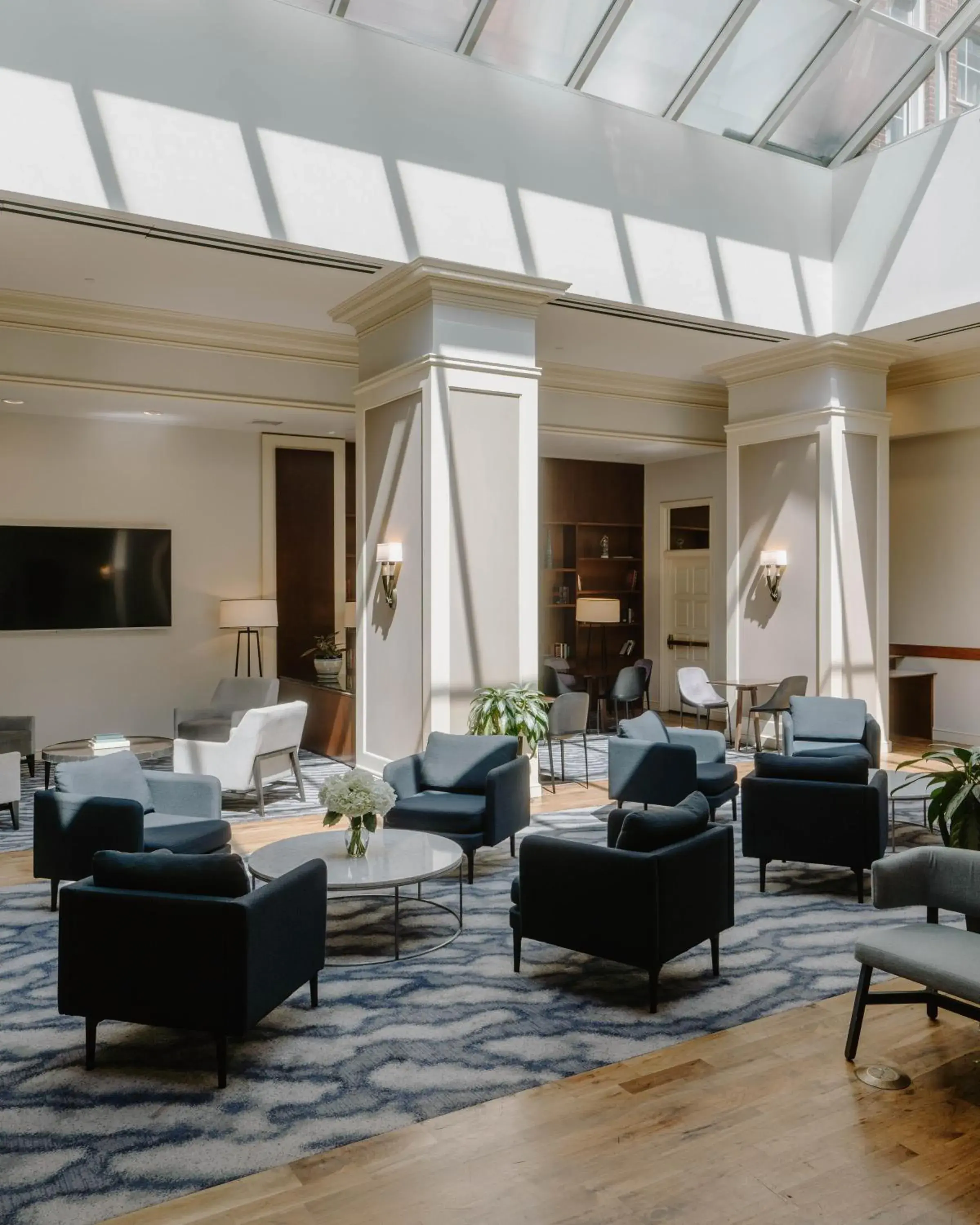 Lobby or reception in Club Quarters Hotel Rittenhouse Square, Philadelphia Lobby or reception in Club Quarters Hotel Rittenhouse Square, Philadelphia