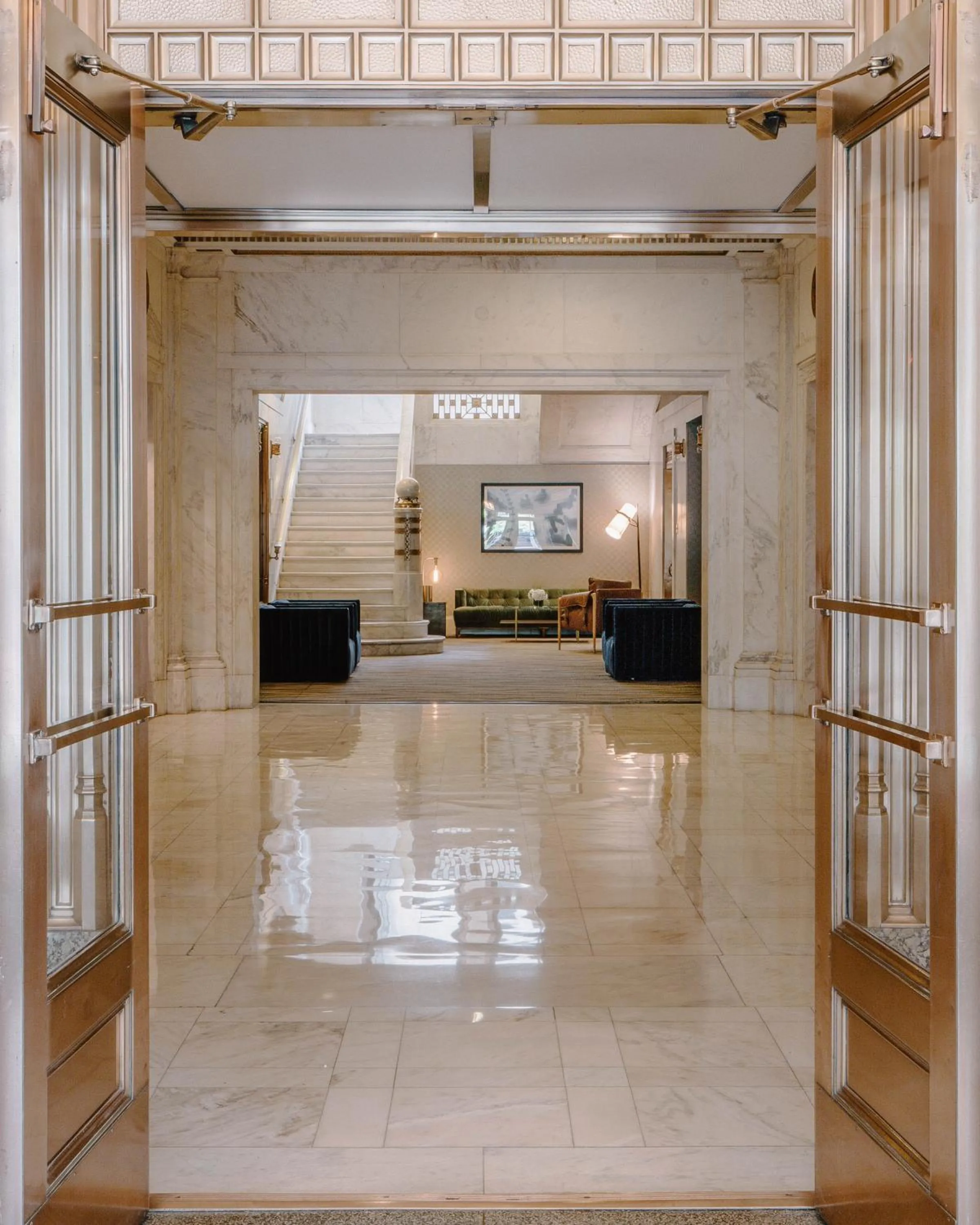 Lobby or reception in Club Quarters Hotel Wacker at Michigan, Chicago