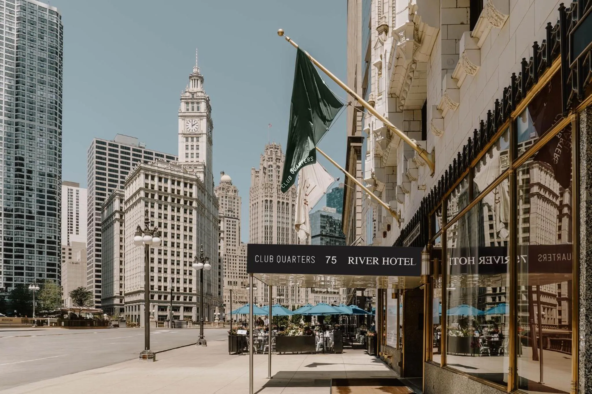 Property building in Club Quarters Hotel Wacker at Michigan, Chicago