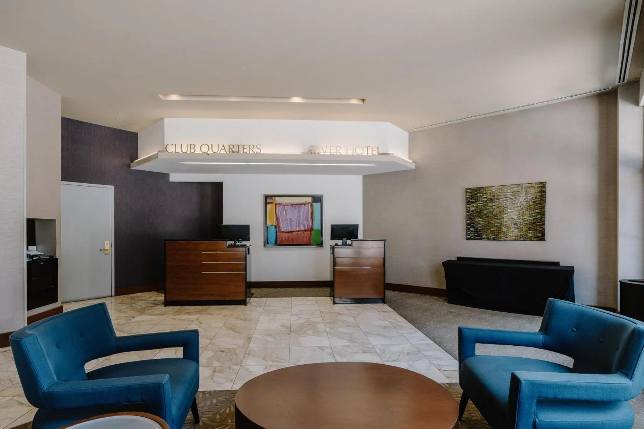 Lobby or reception in Club Quarters Hotel Wacker at Michigan, Chicago